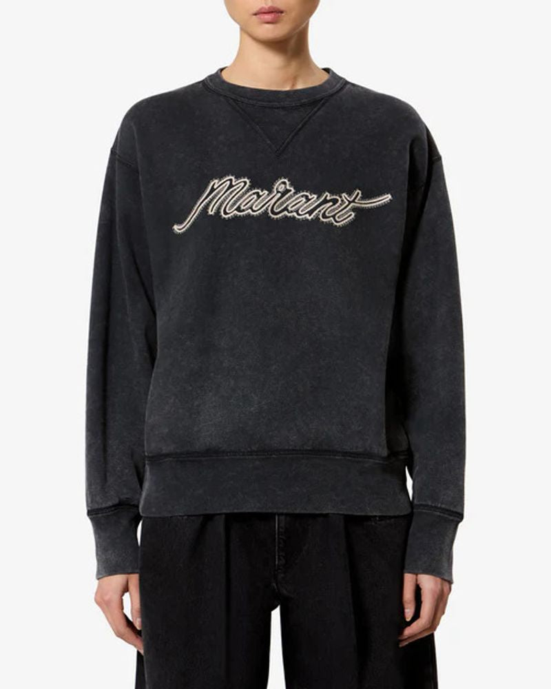 Marant Etoile Sweatshirt — Black, view 3