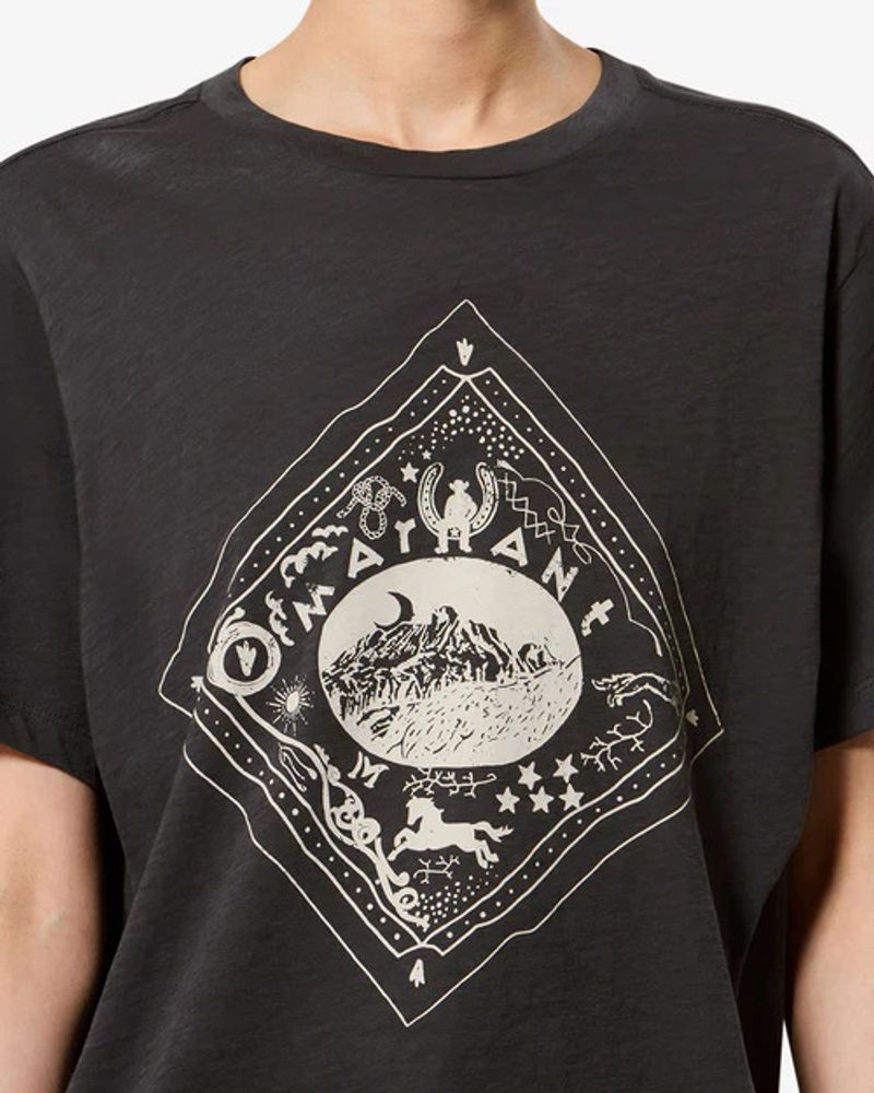Marant Etoile T-Shirt — Black, view 2