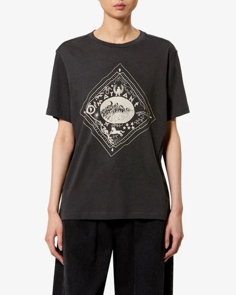 Marant Etoile T-Shirt — Black, view 4
