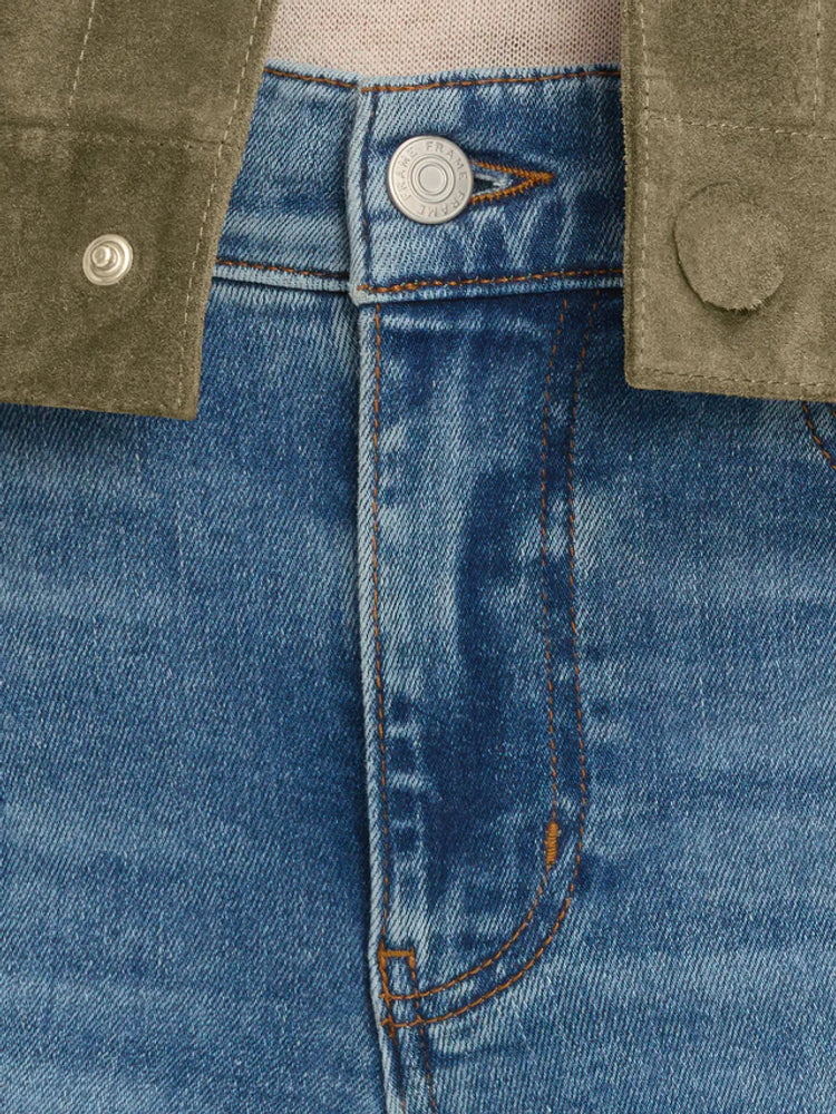 Frame H25 Jeans — Blue, view 4