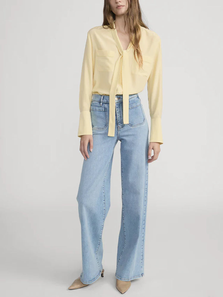 Frame E26 Jeans — Blue, view 2