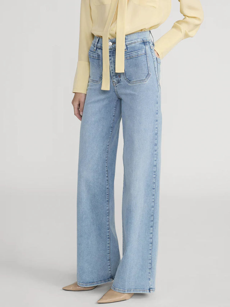 Frame E26 Jeans — Blue, view 3