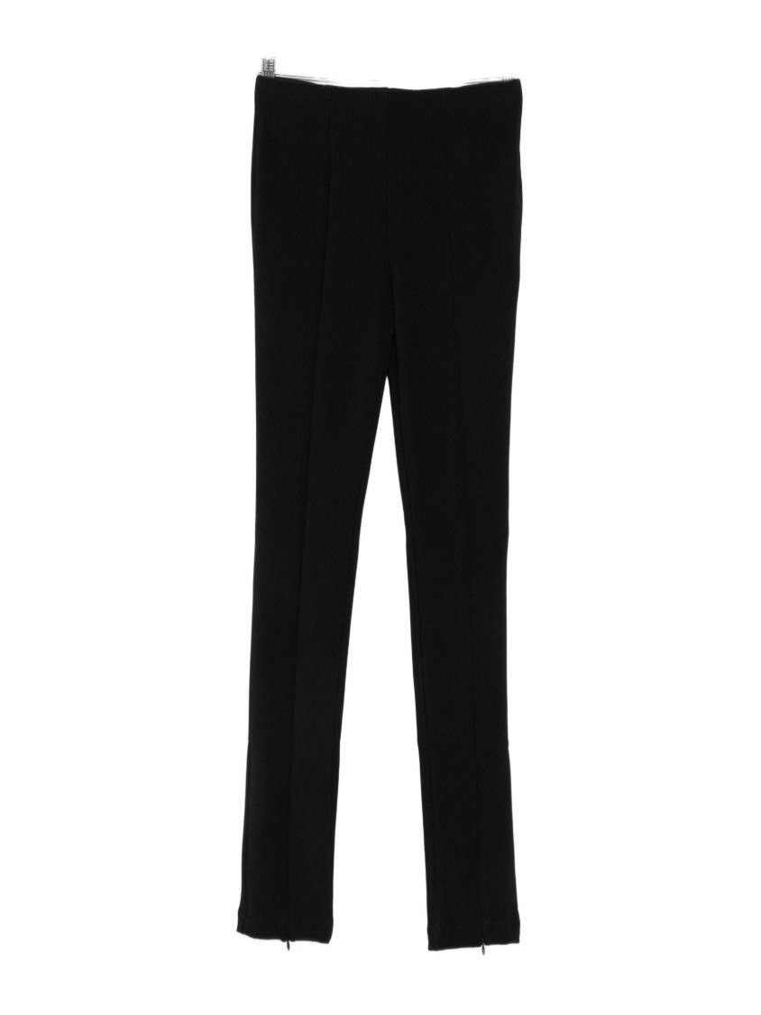032C Ribbed Texture Leggings — Black by 032C
