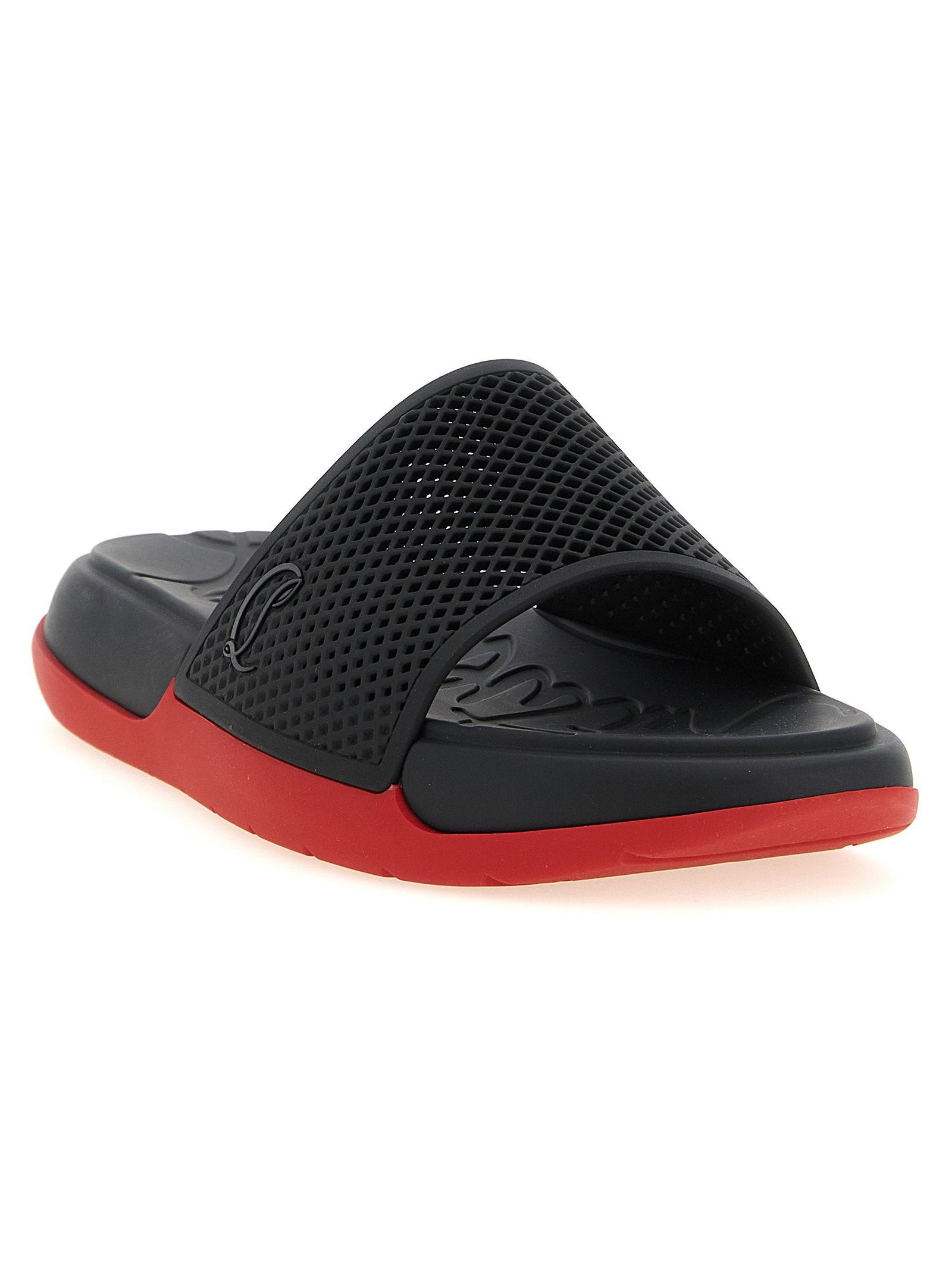 Christian Louboutin Easy Breezy Slide — Black, view 2