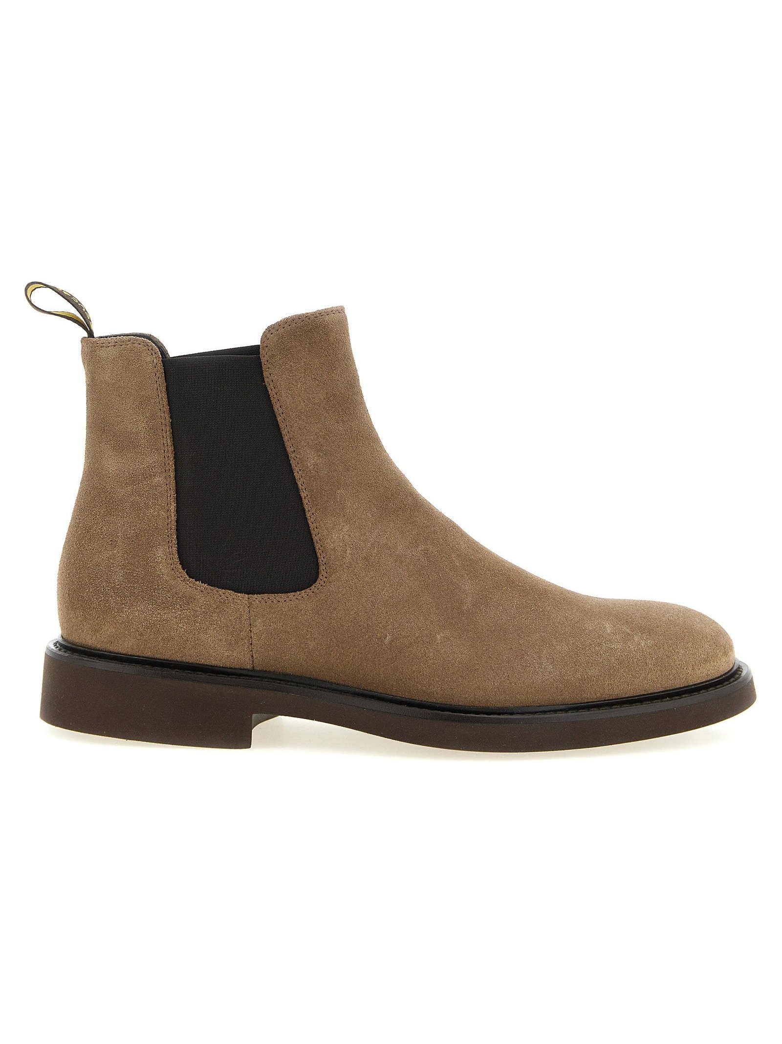 Doucal's Suede Chelsea Chelsea Boot — Taupe by Doucal'S