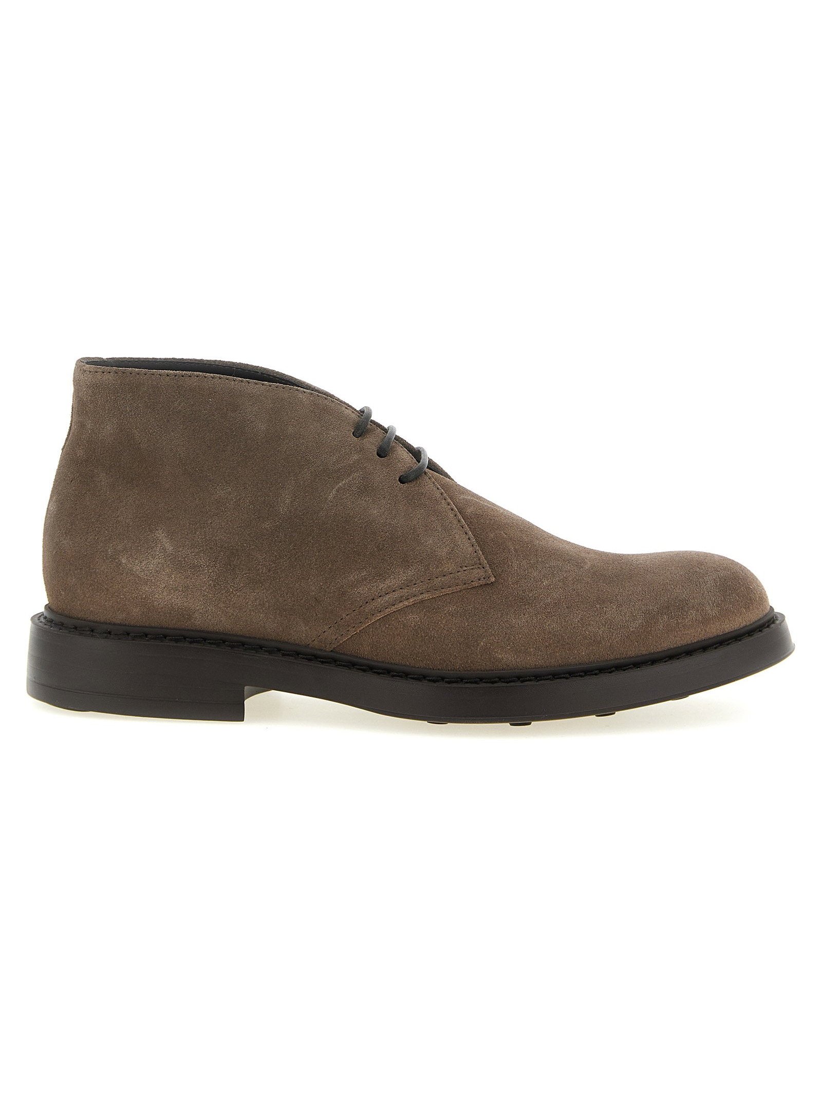 Doucal's Suede Chukka Boot — Taupe by Doucal'S
