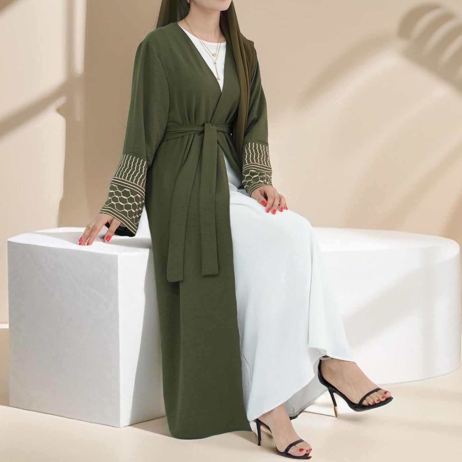 Freedom Keffiyeh Abaya, view 7