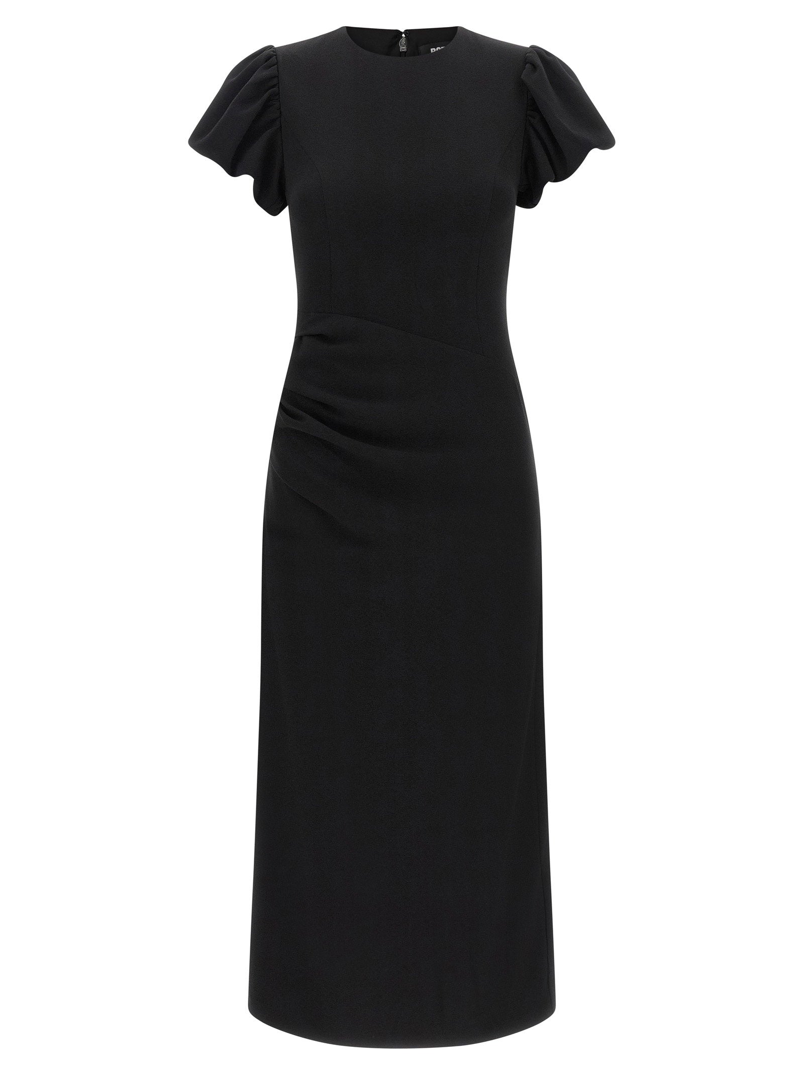 Rotate Birger Christensen Puff Sleeve Dress — Black by Rotate Birger Christensen