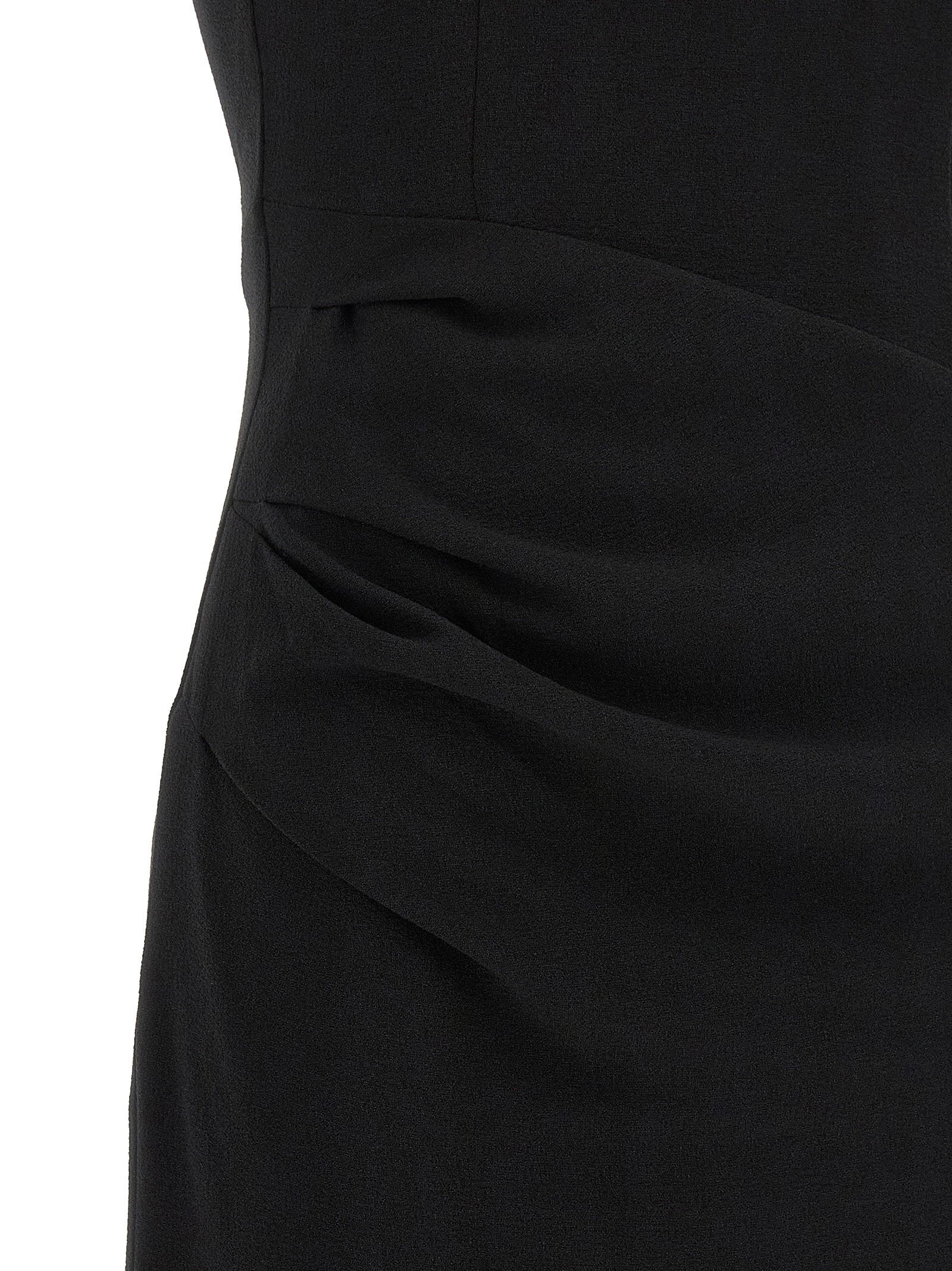 Rotate Birger Christensen Puff Sleeve Dress — Black, view 4