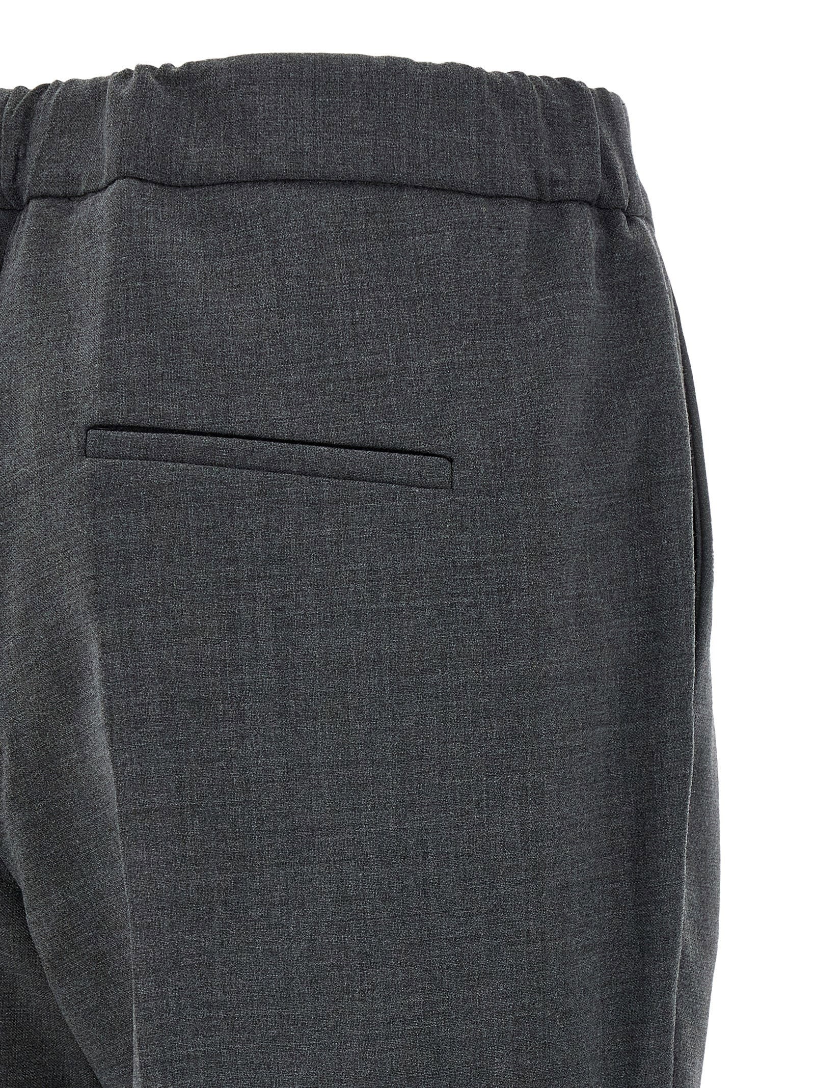 Alberto Biani Virgin Wool Blend Trousers — Gray, view 4