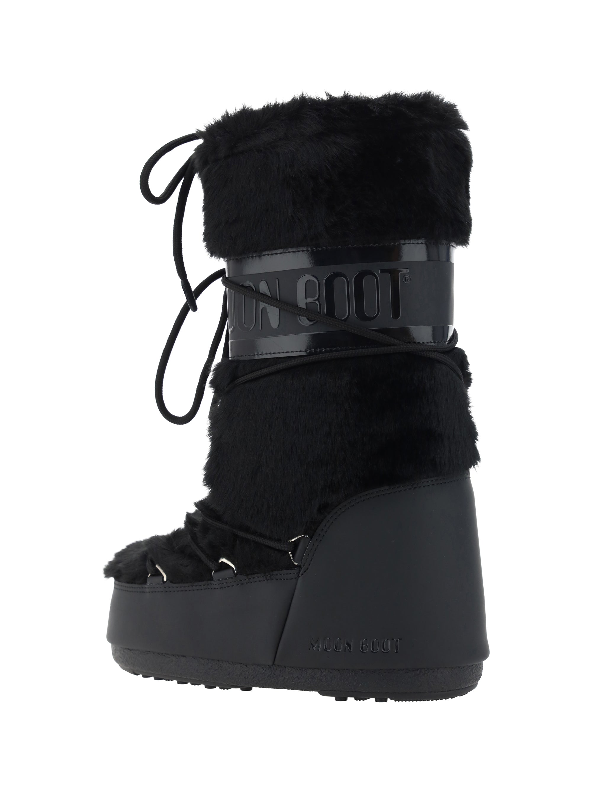 Moon Boot Icon Knee Boots — Black, view 3