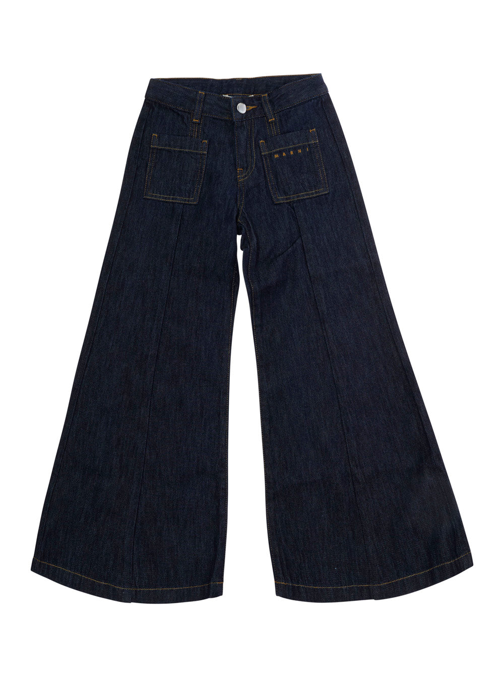 Marni Cotton Denim Jeans — Navy by Marni