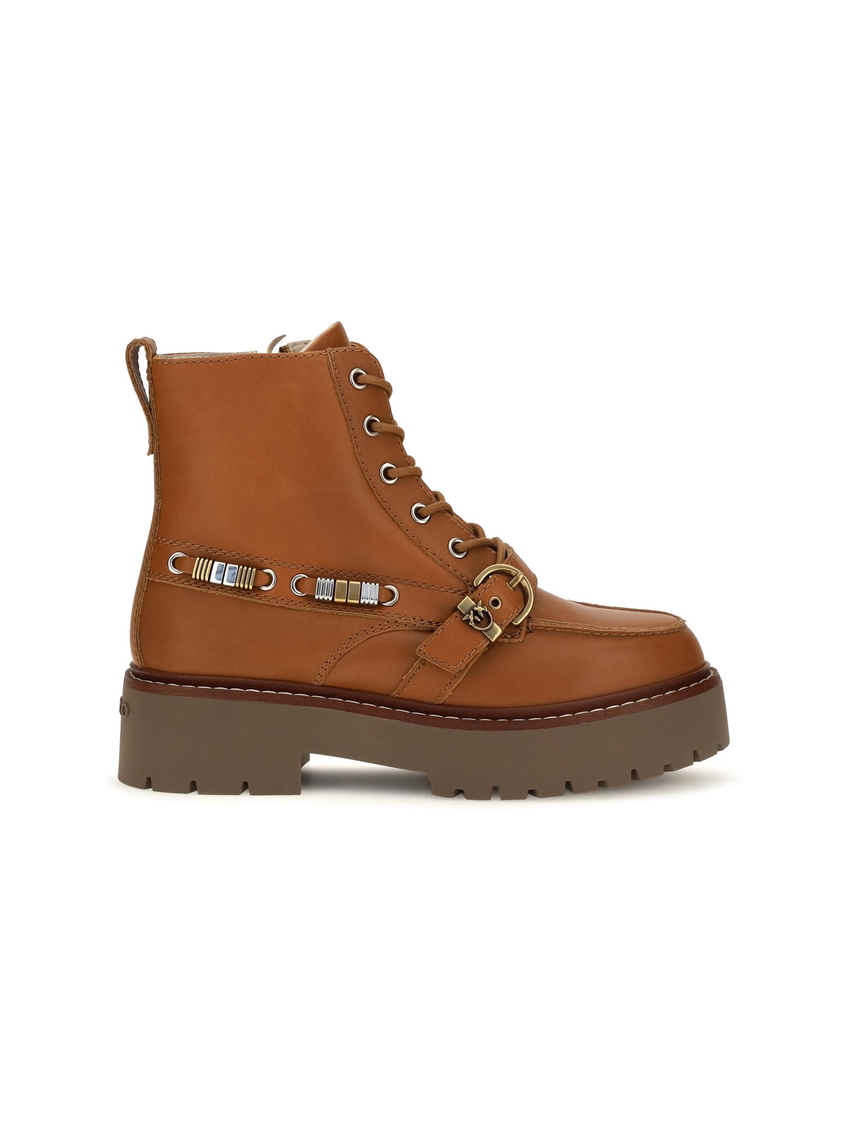 Pinko Margaret Ankle Boot — Brown by Pinko
