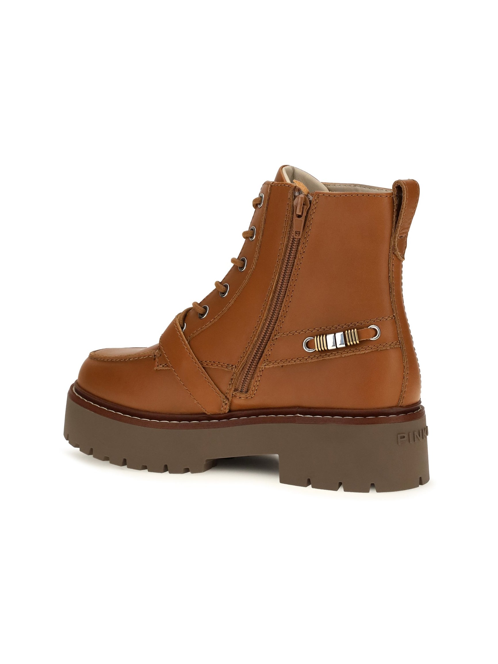 Pinko Margaret Ankle Boot — Brown, view 3