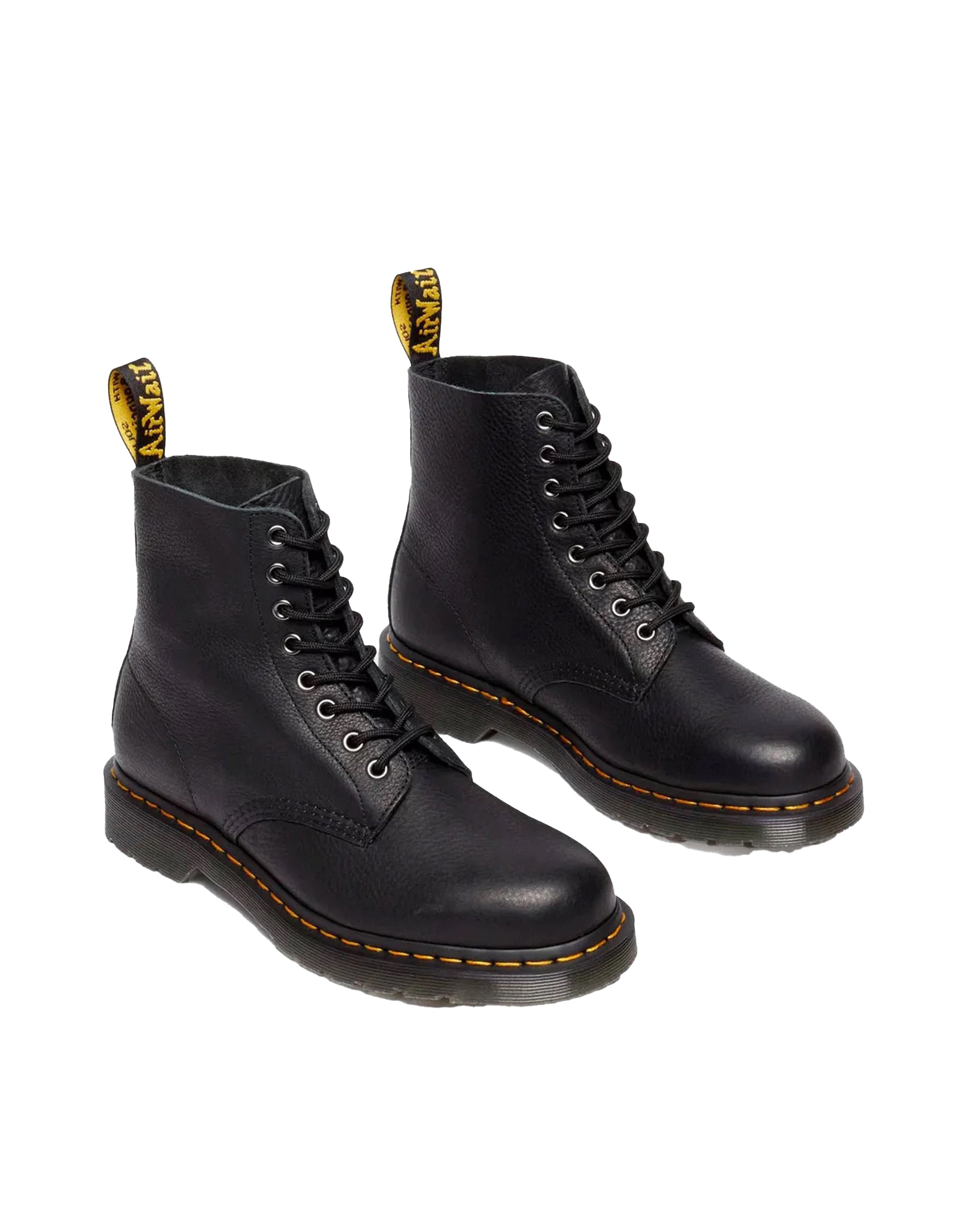 Dr. Martens Lace-Up Smooth Leather Boot — Black, view 2