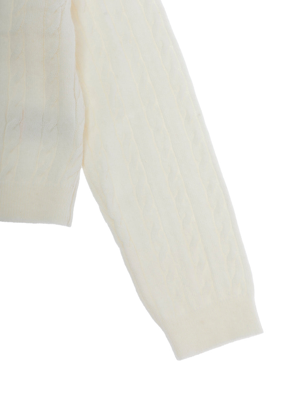 NanáN Viscose Blend Cardigan — White, view 3