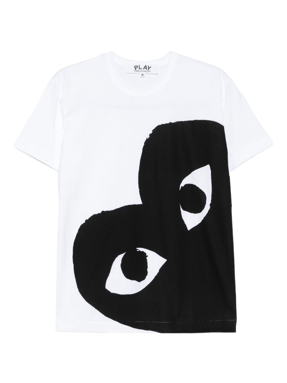 Comme Des Garcons Black Heart Graphic T-Shirt — White by Comme Des Garcons