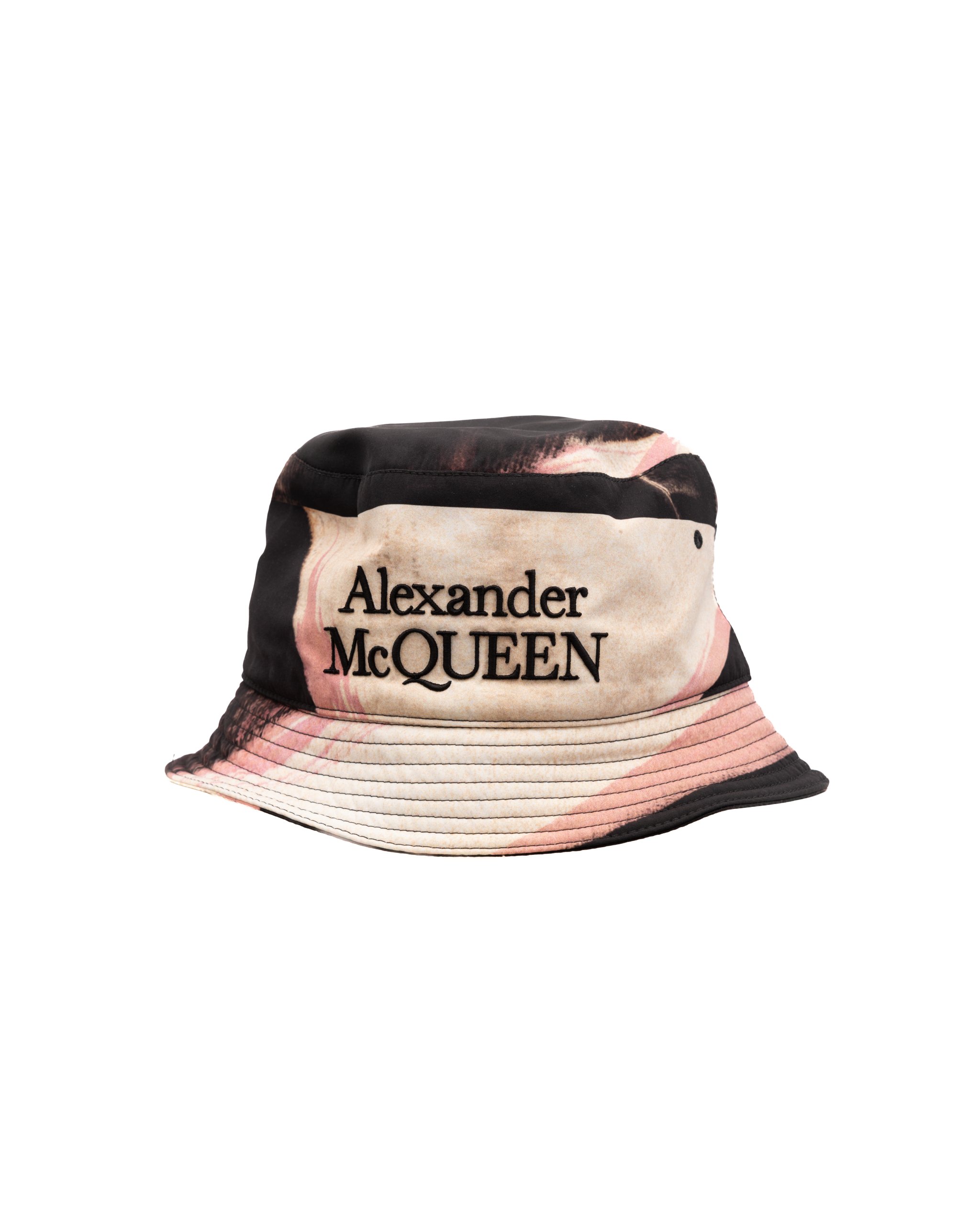 Alexander McQueen K3_2046 Logo-Embroidered Bucket Hat — Multicolor by Alexander McQueen
