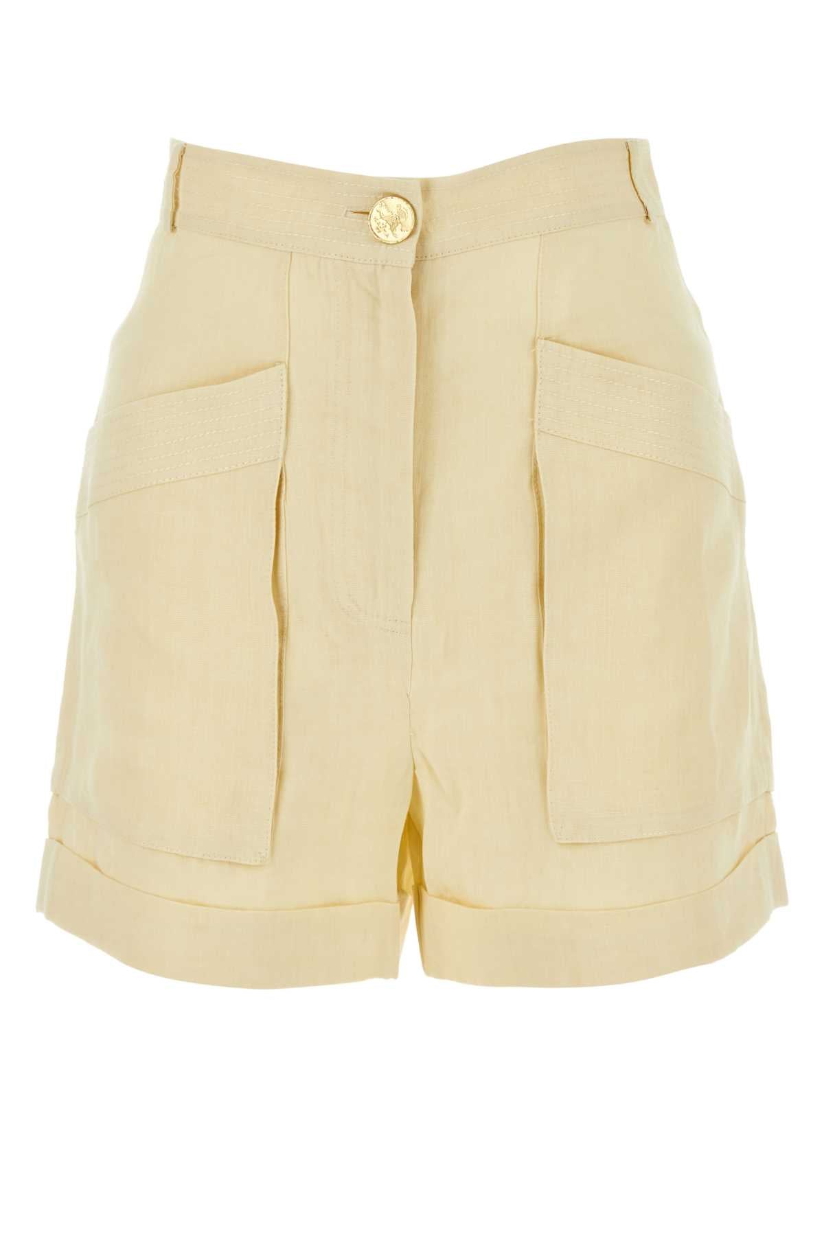 Le Kasha Ashraf Bermudas Bermuda Shorts — Ivory by Le Kasha