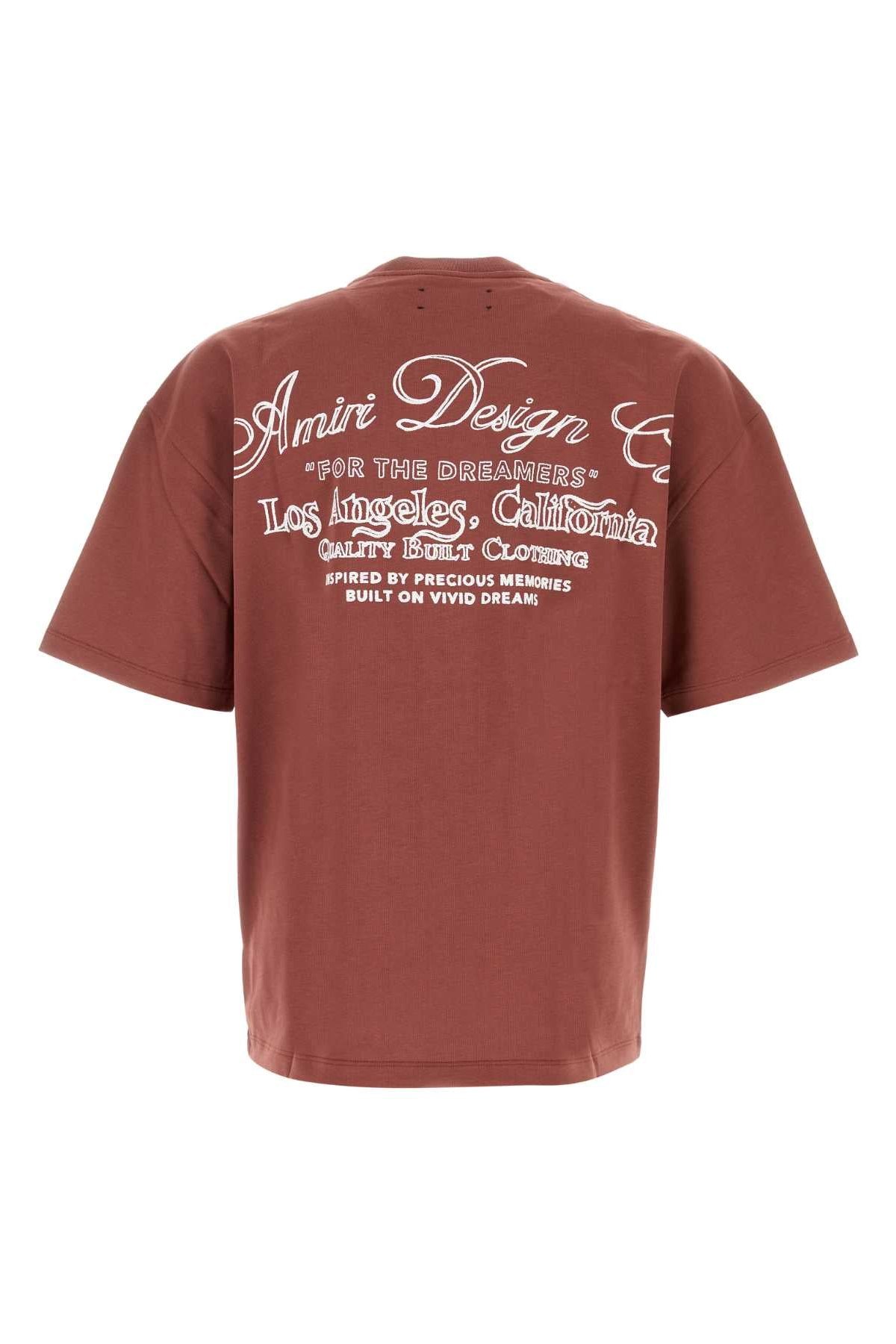 Amiri Chain T-Shirt — Brick, view 2