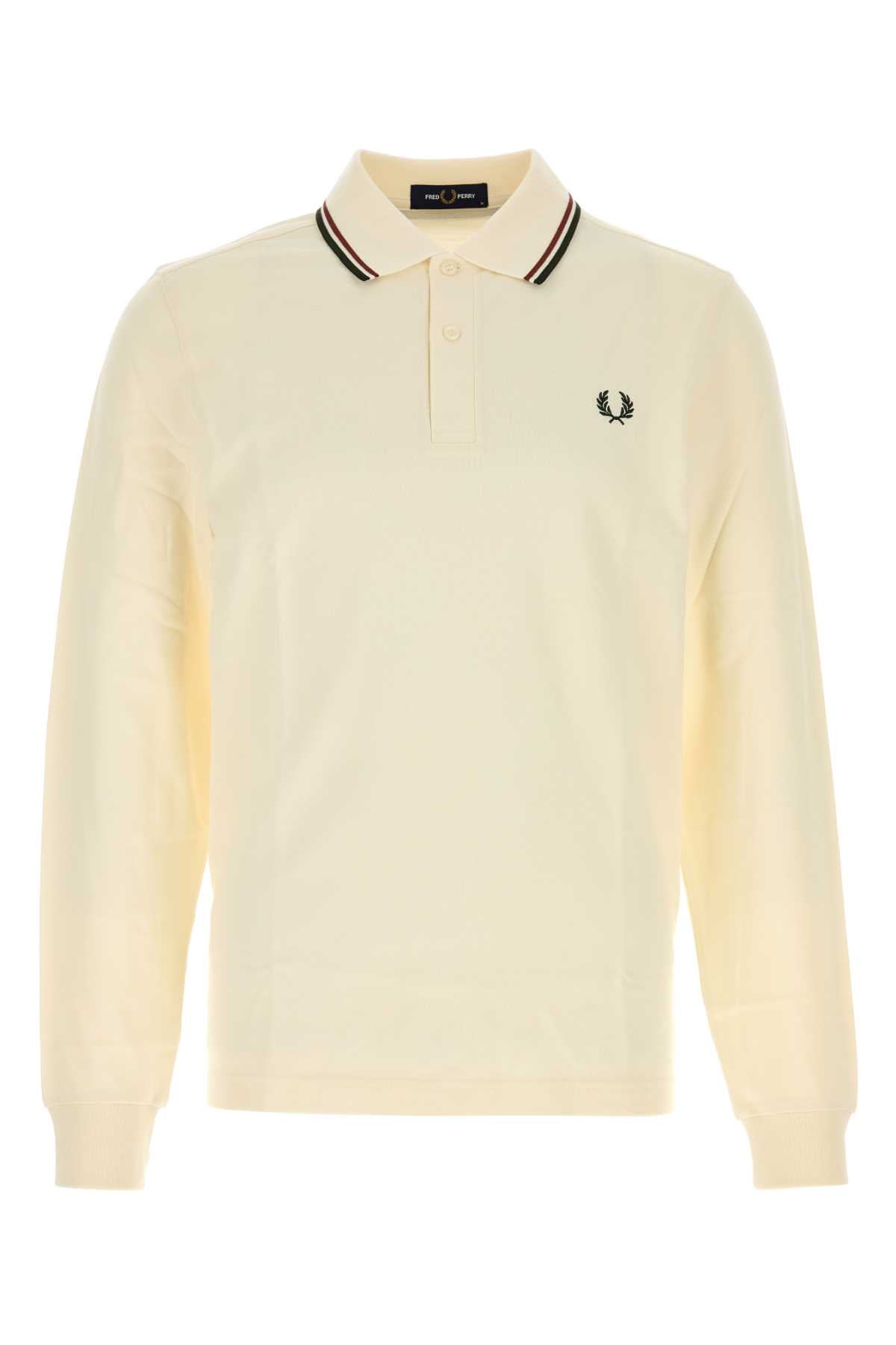 Fred Perry Twin Polo — Beige by Fred Perry
