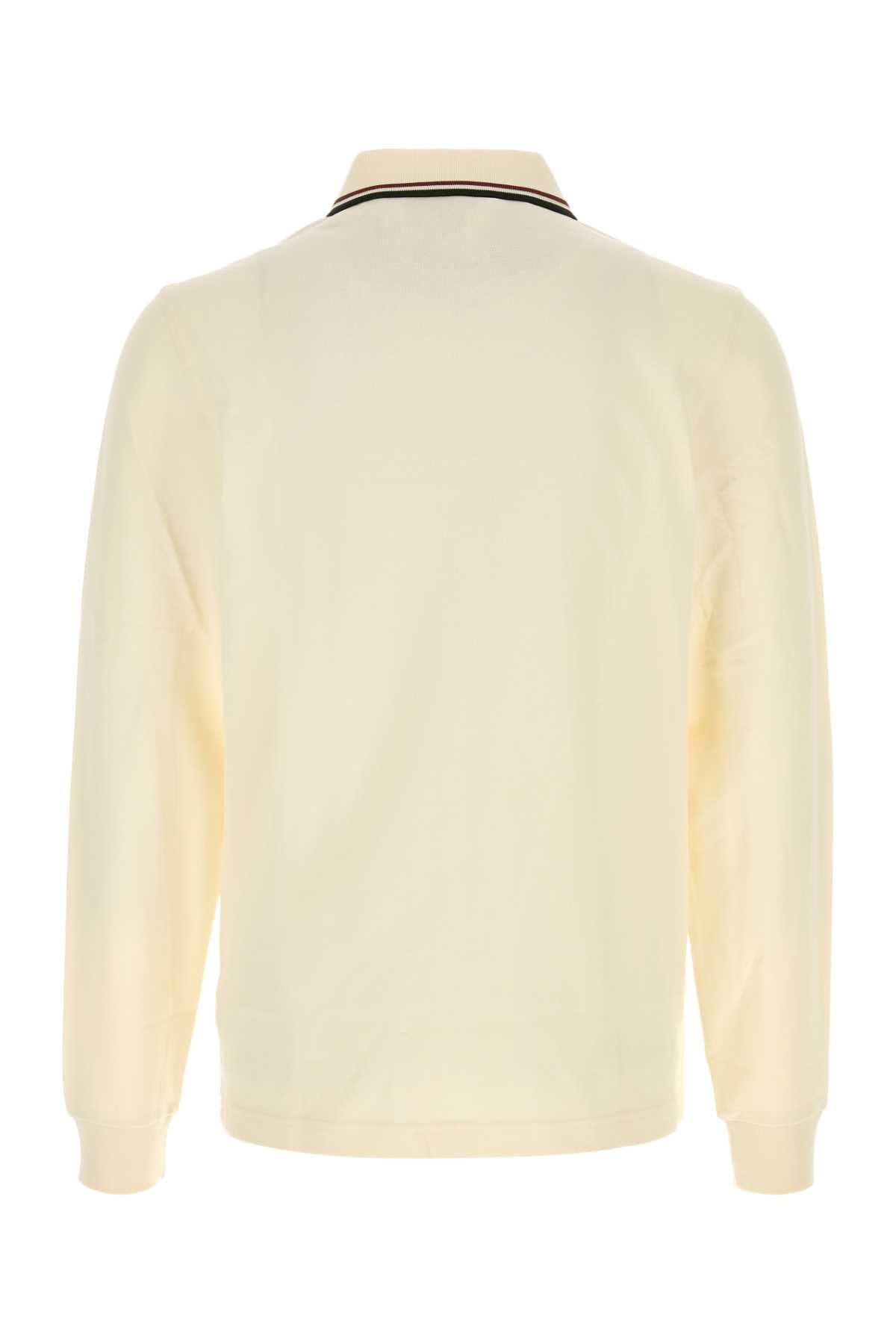 Fred Perry Twin Polo — Beige, view 2