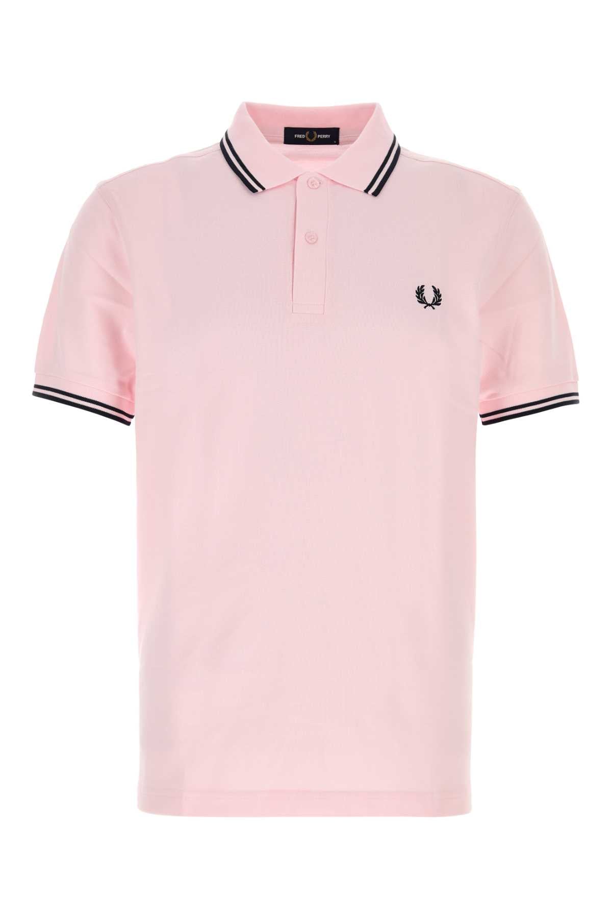 Fred Perry Twin Tipped Polo Shirt — Pink by Fred Perry