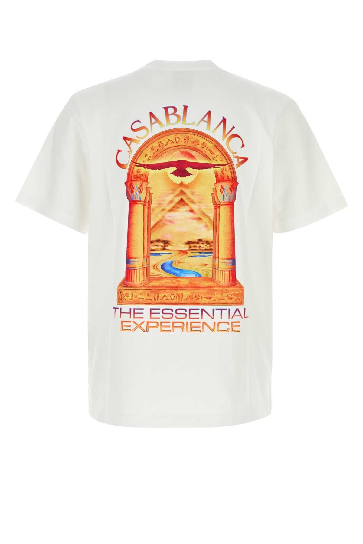 Casablanca Jersey T-Shirt — White, view 2