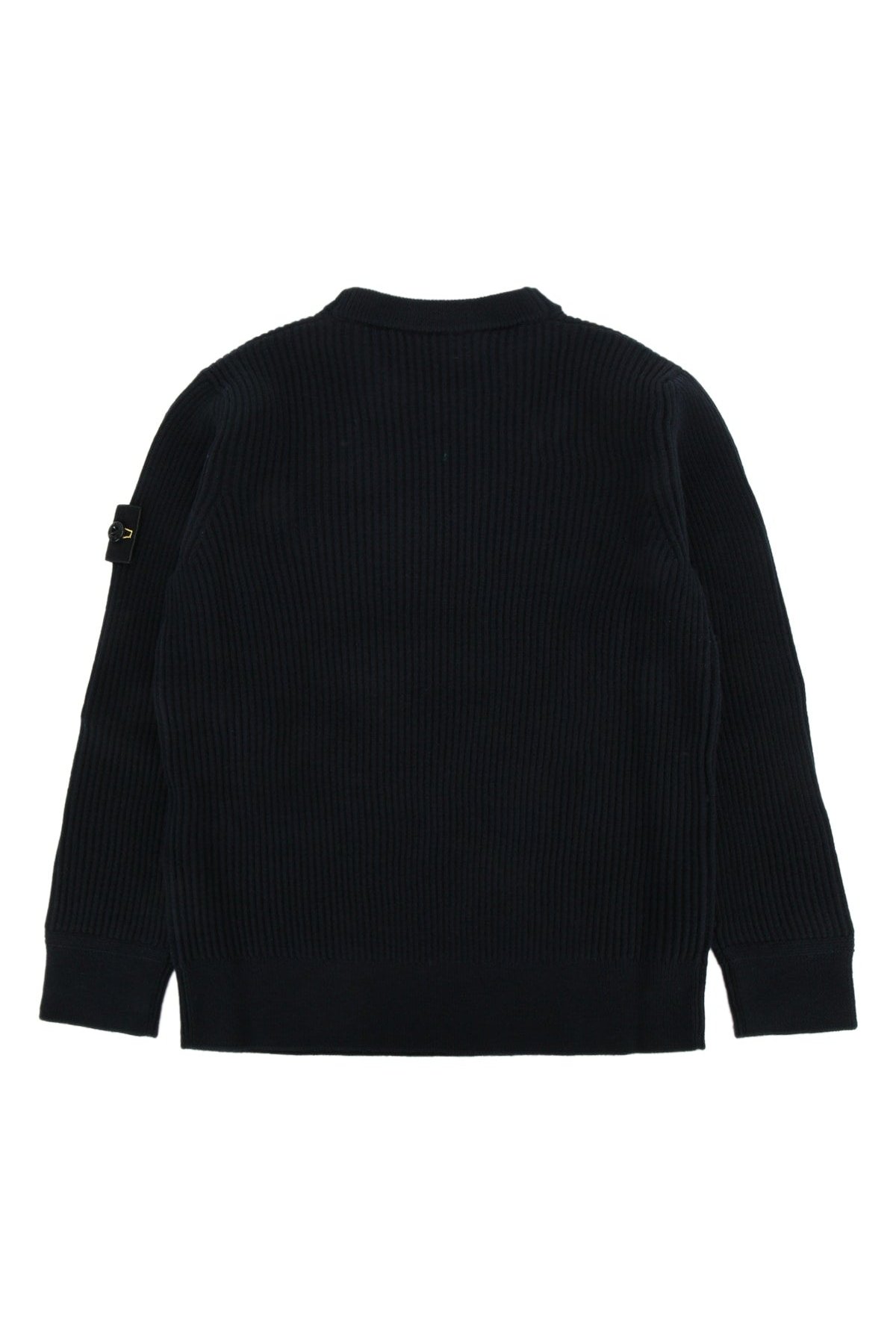 Stone Island Kids Neck Sweater — Navy, view 2