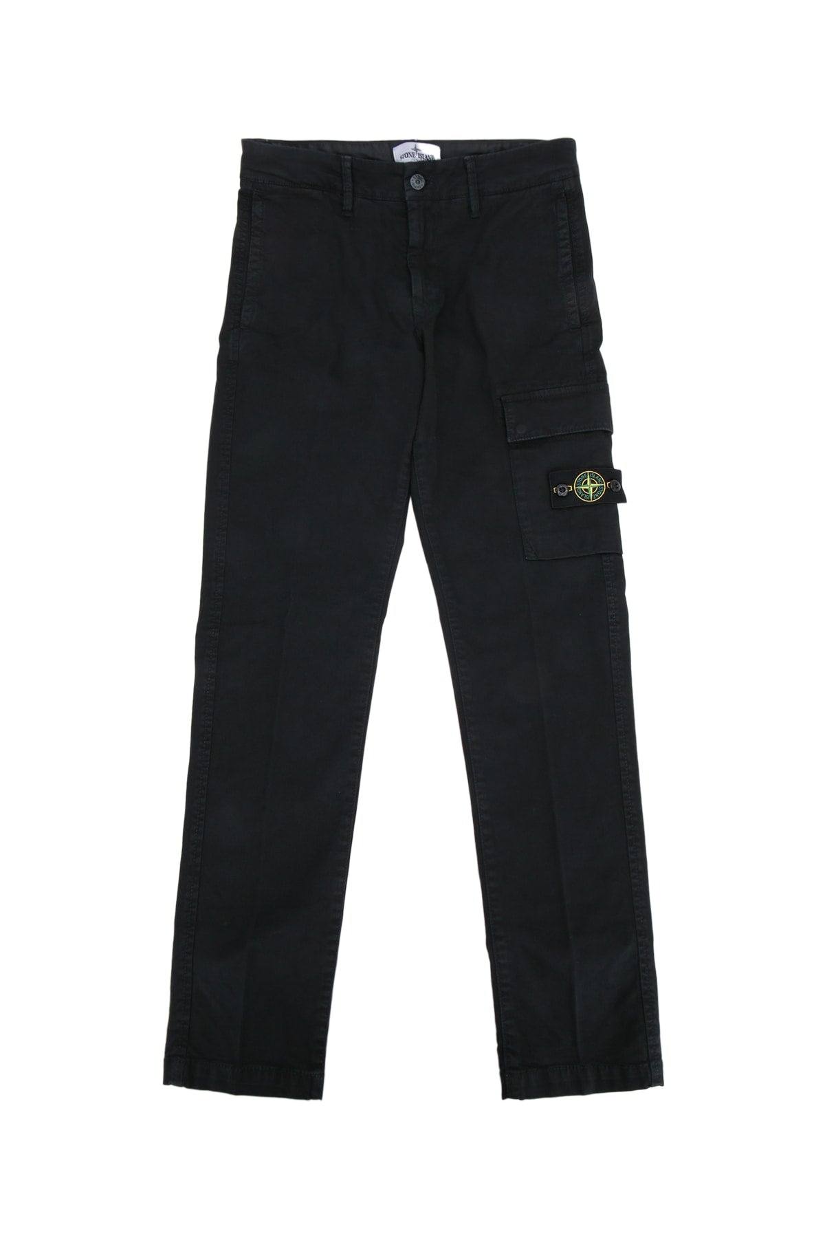 Stone Island Kids Cargo-Pocket Cargo Pants — Black by Stone Island Kids