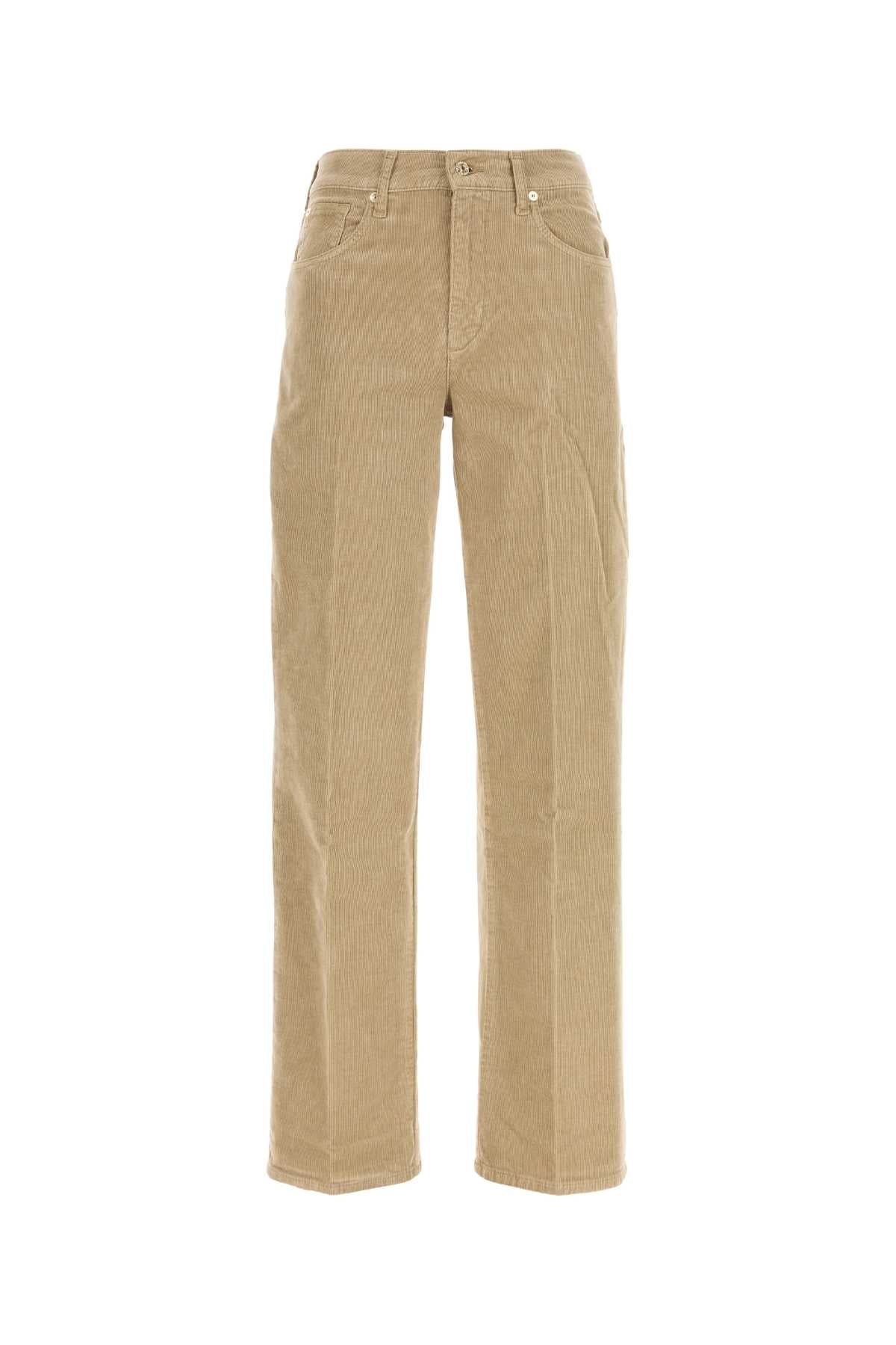 Seven For All Mankind Veluto Chino — Beige by Seven For All Mankind