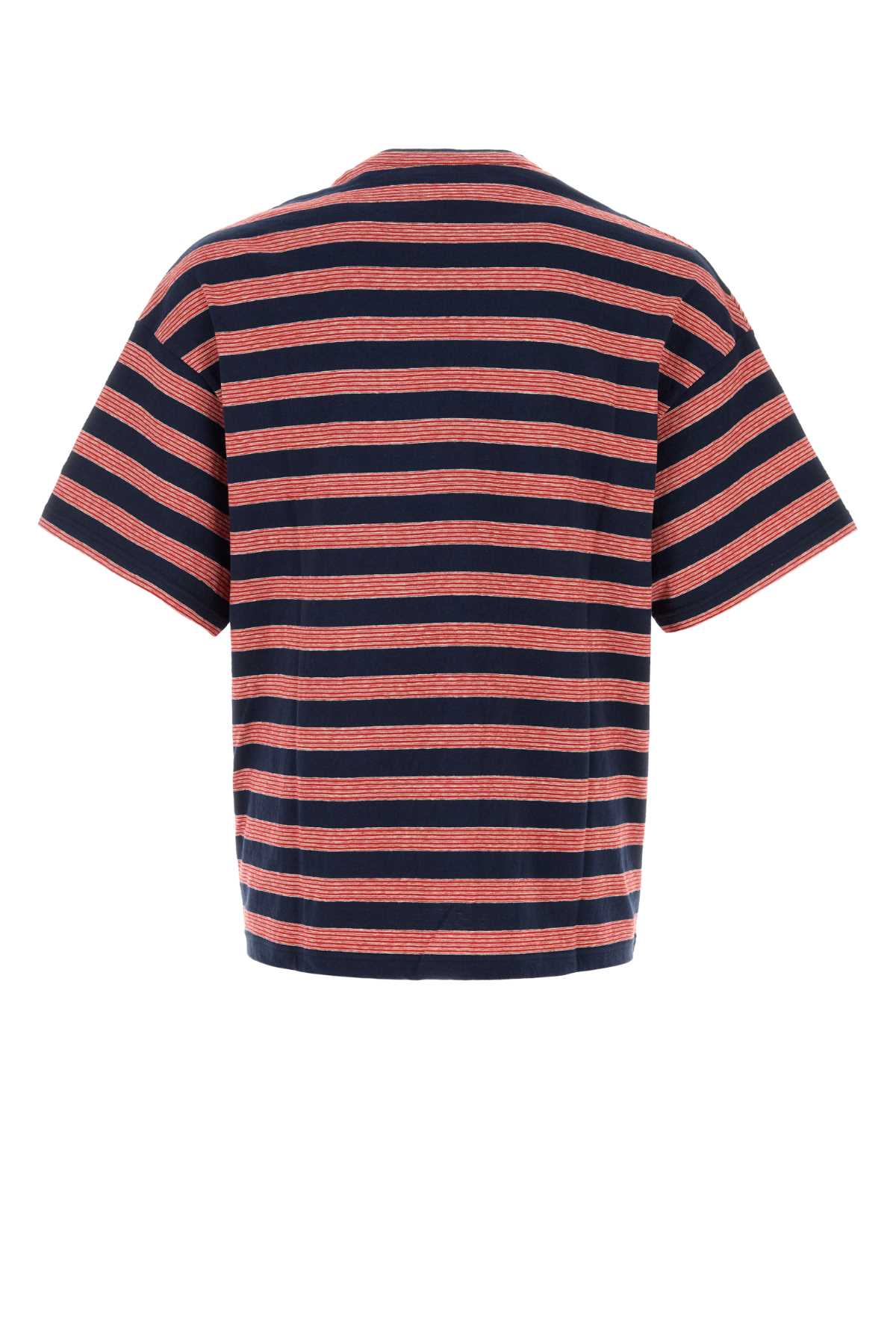 Jil Sander Striped Cotton T-Shirt — Navy, view 2