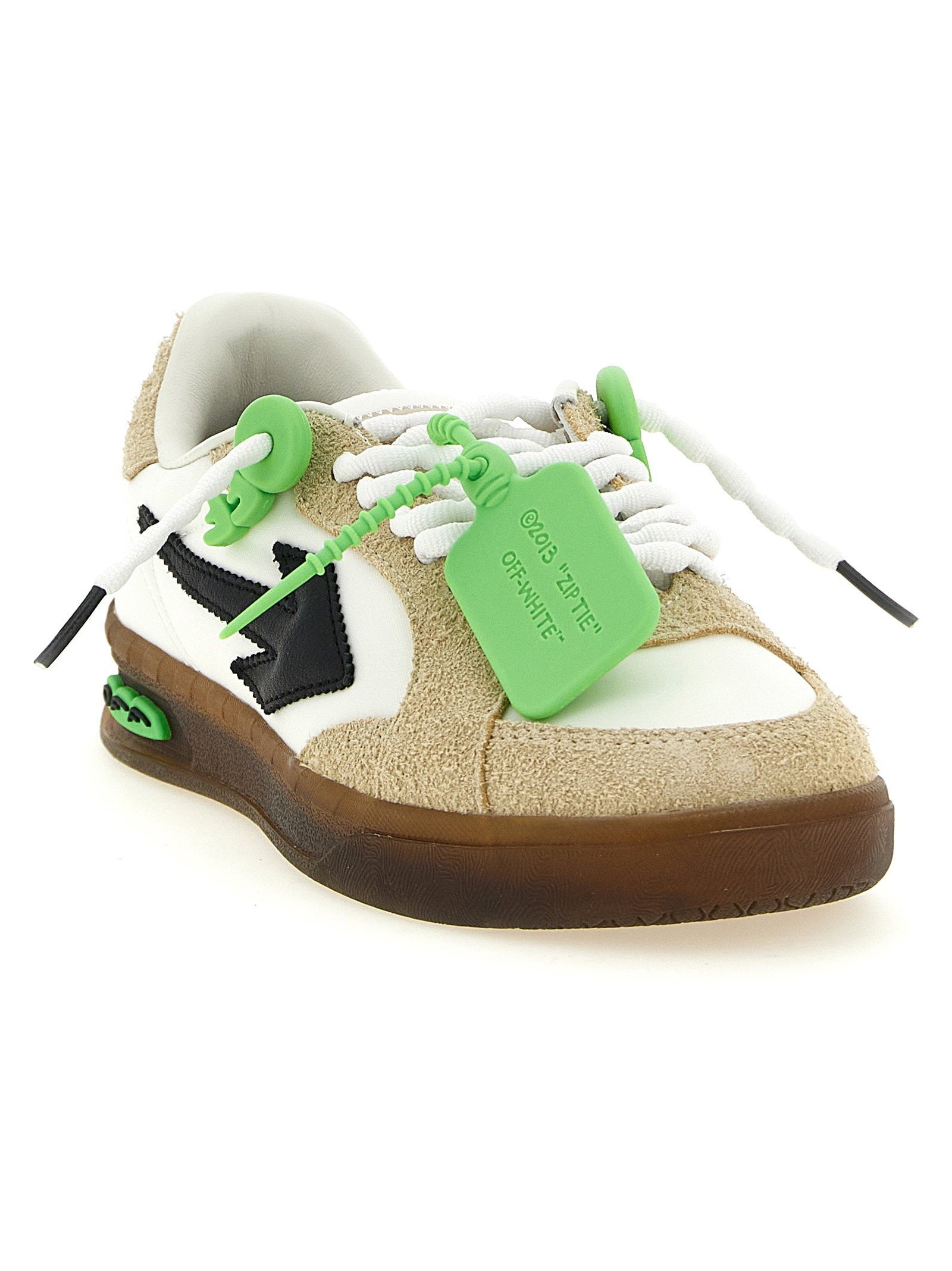 Off White Sneaker — Cream, view 3