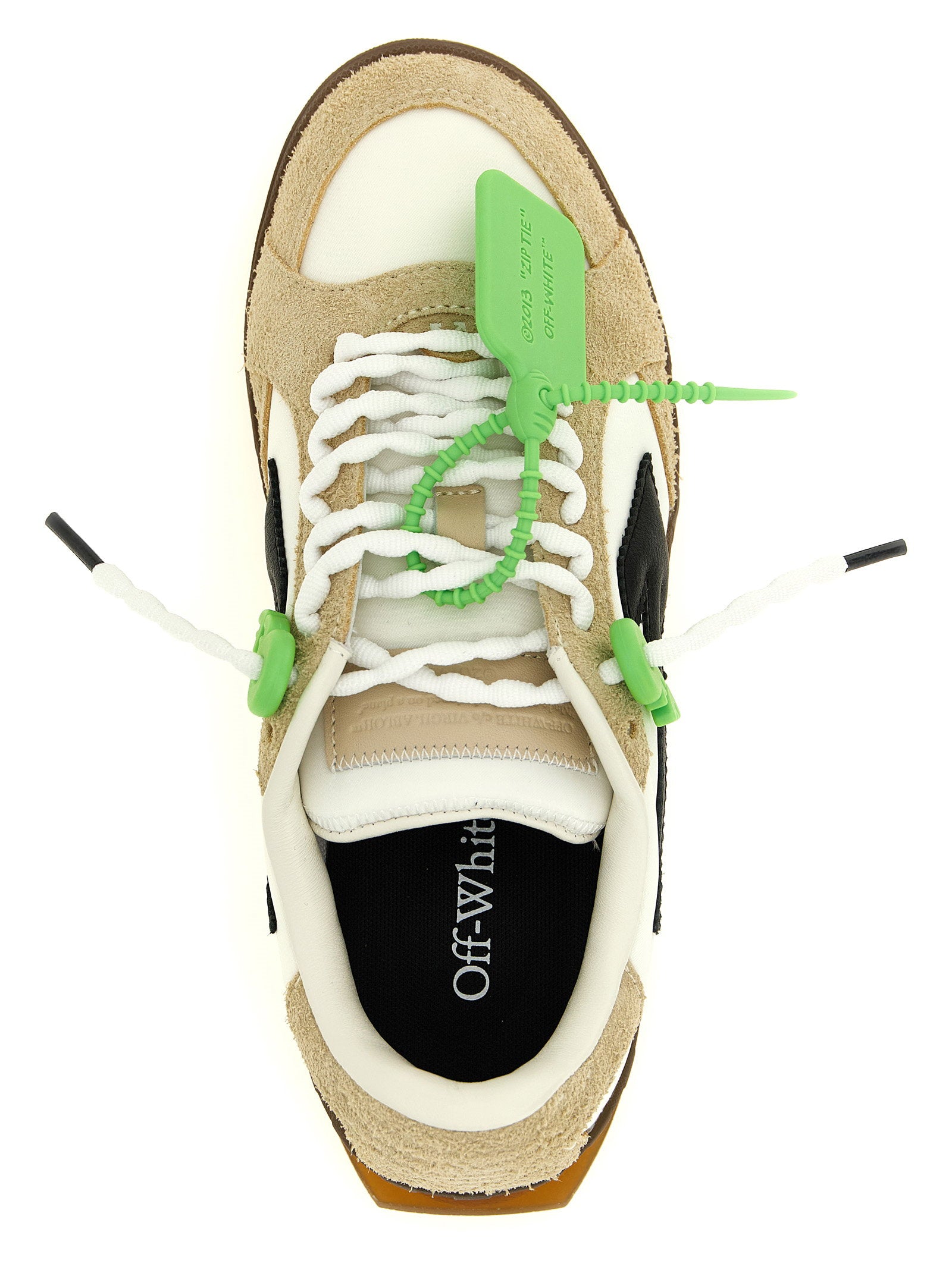 Off White Sneaker — Cream, view 5