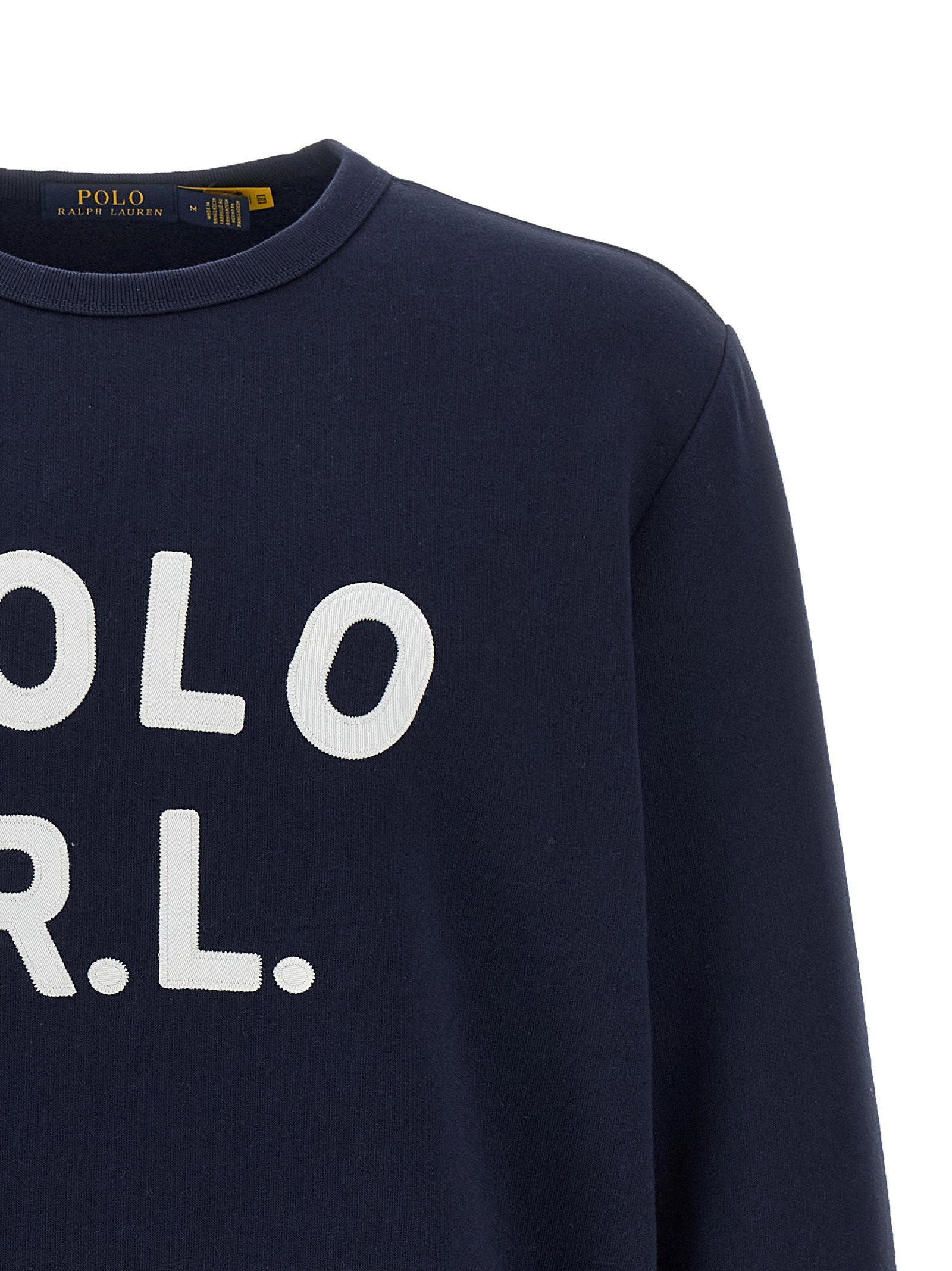 Polo Ralph Lauren Logo-Embroidered Sweatshirt — Navy, view 3