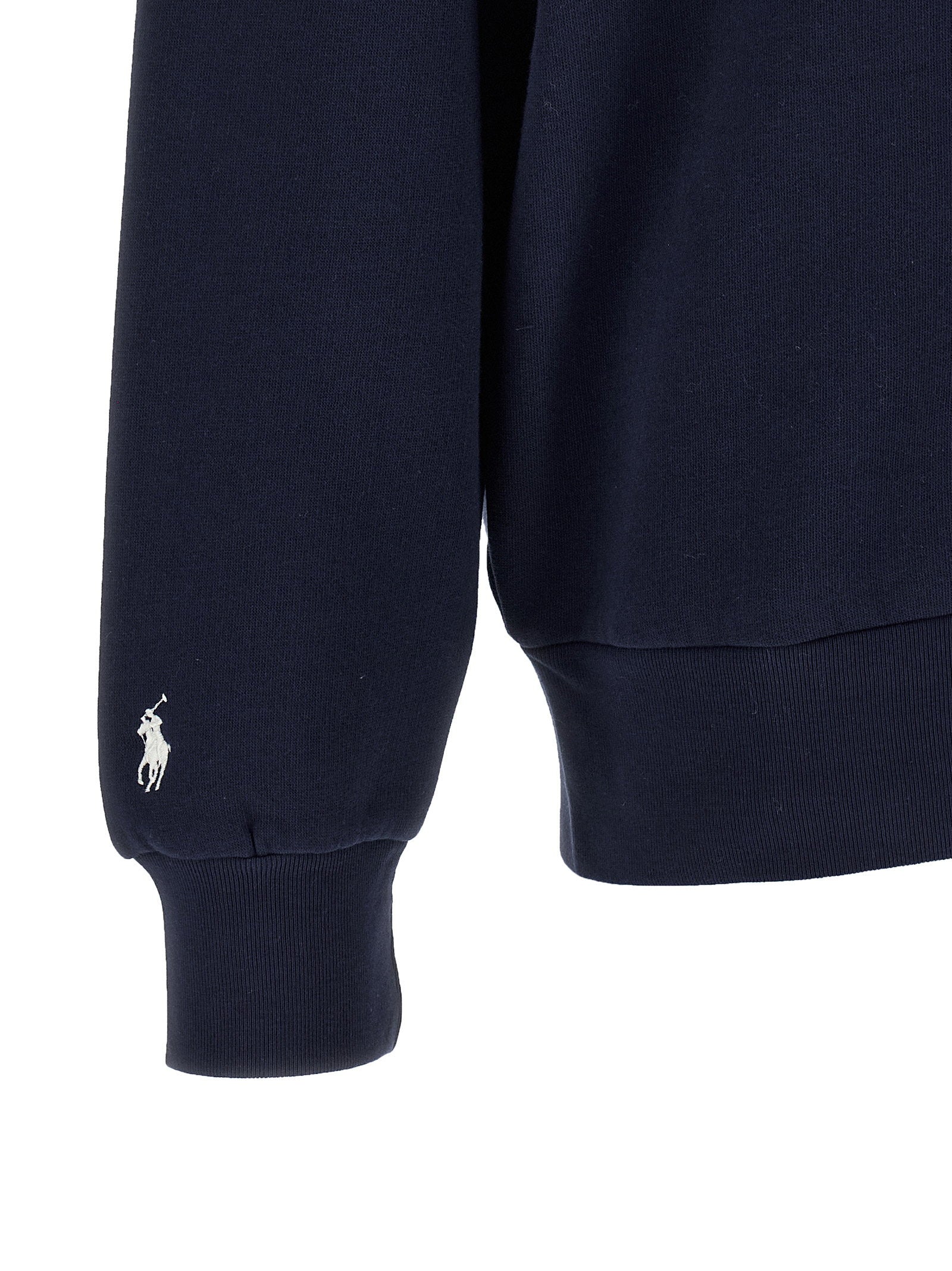Polo Ralph Lauren Logo-Embroidered Sweatshirt — Navy, view 4