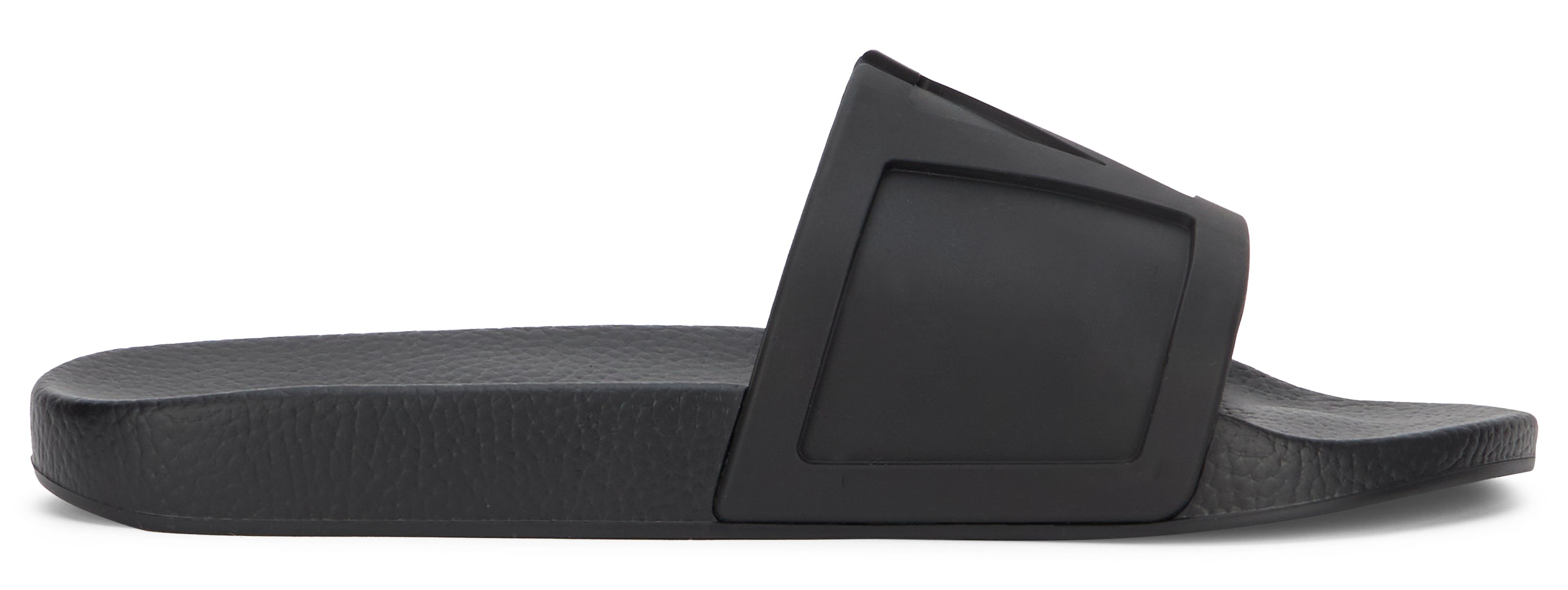 Valentino Garavani Rubber Logo Slides — Black, view 2