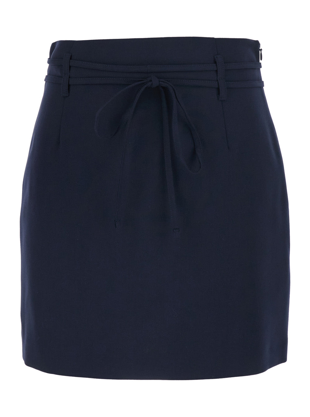 Twinset Tech Fabric Skirt — Navy by Twinset