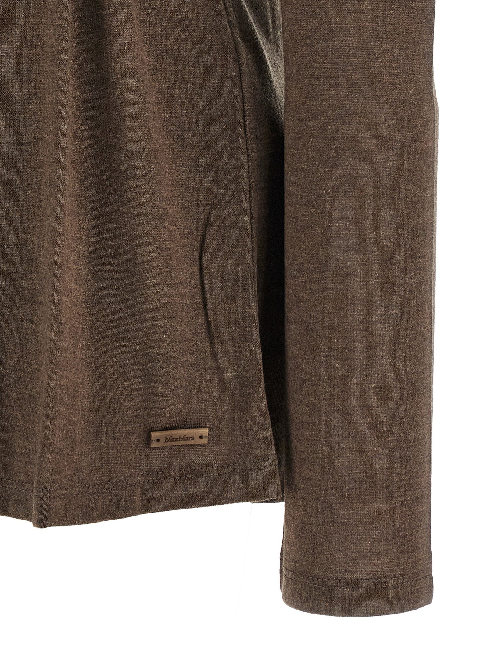 Max Mara Falda Cardigan — Brown, view 4