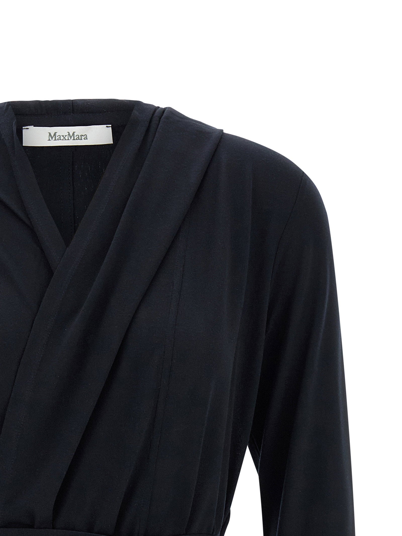 Max Mara Falda Cardigan — Navy, view 3