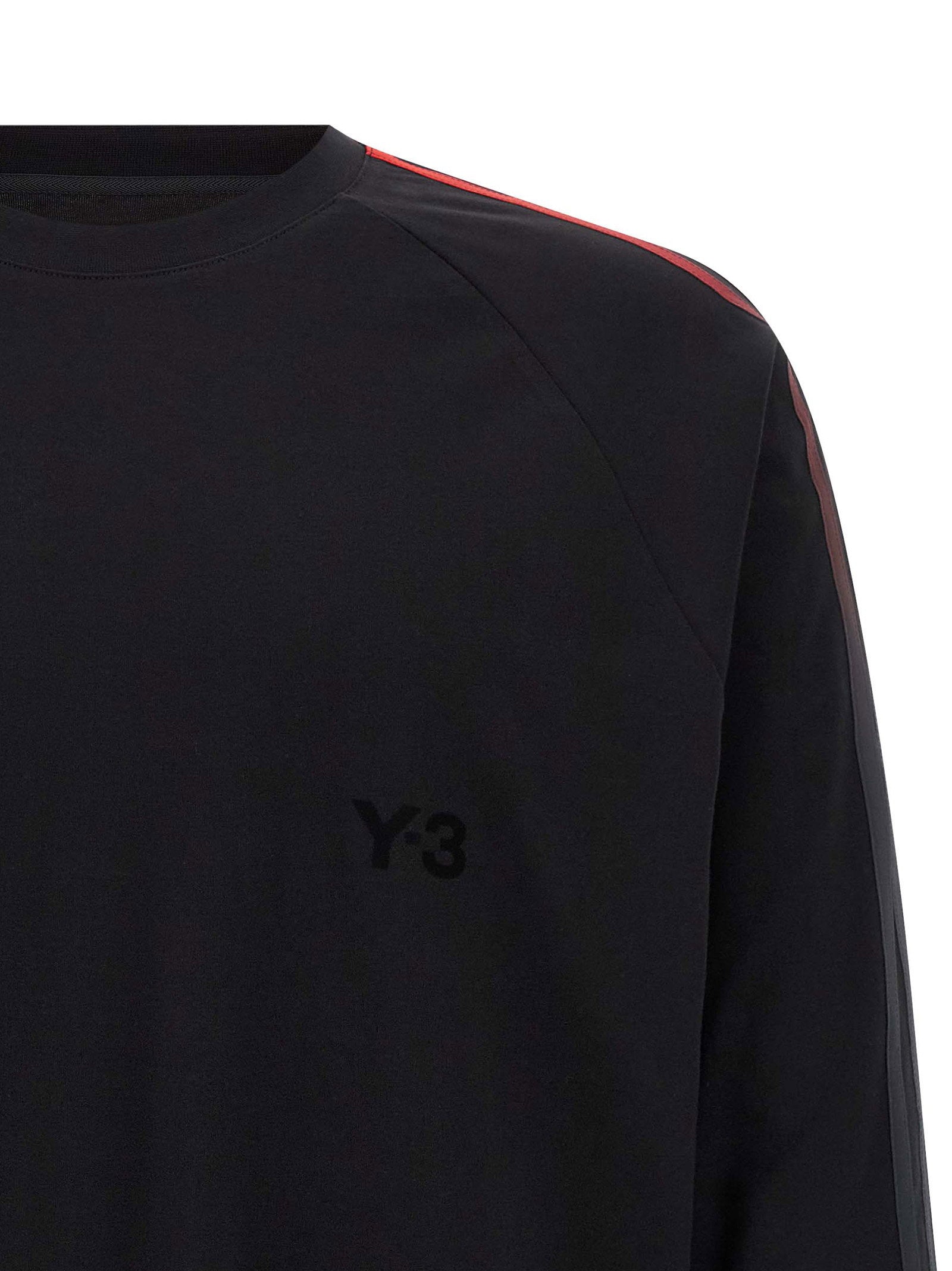 Y-3 Gradient Stripe Oversized T-shirt — Black, view 4