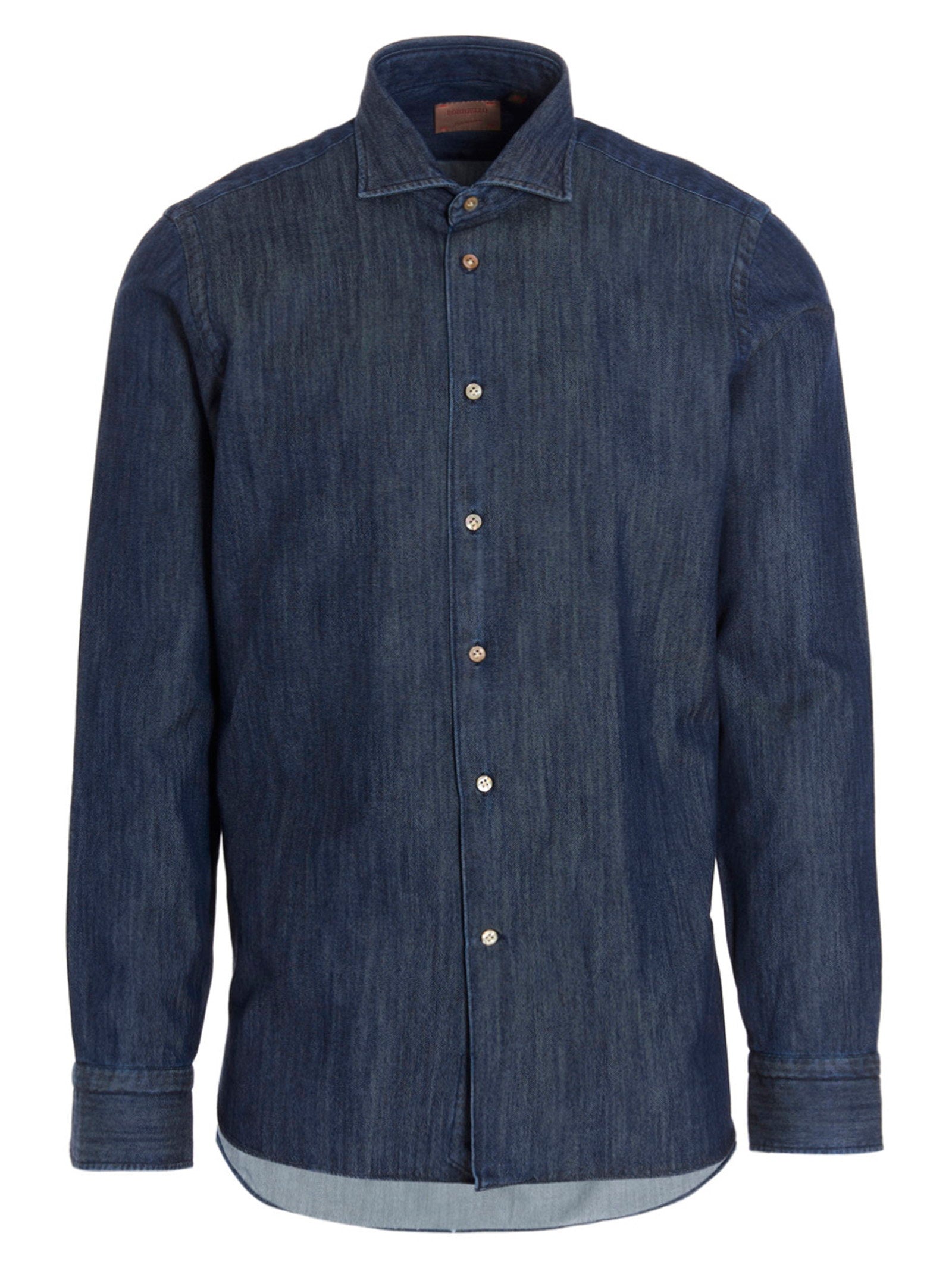 Borriello Marechiaro Shirt — navy by Borriello