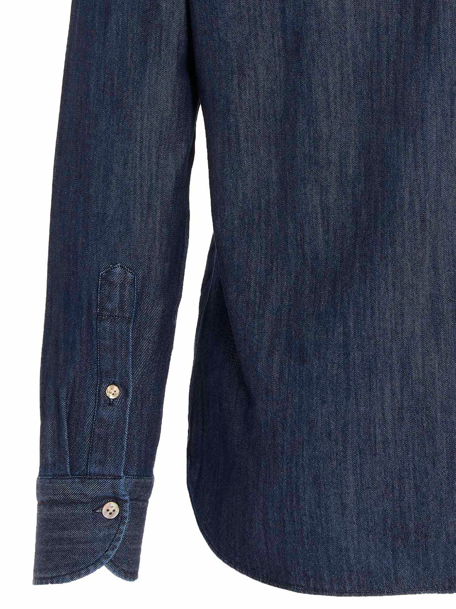 Borriello Marechiaro Shirt — navy, view 4