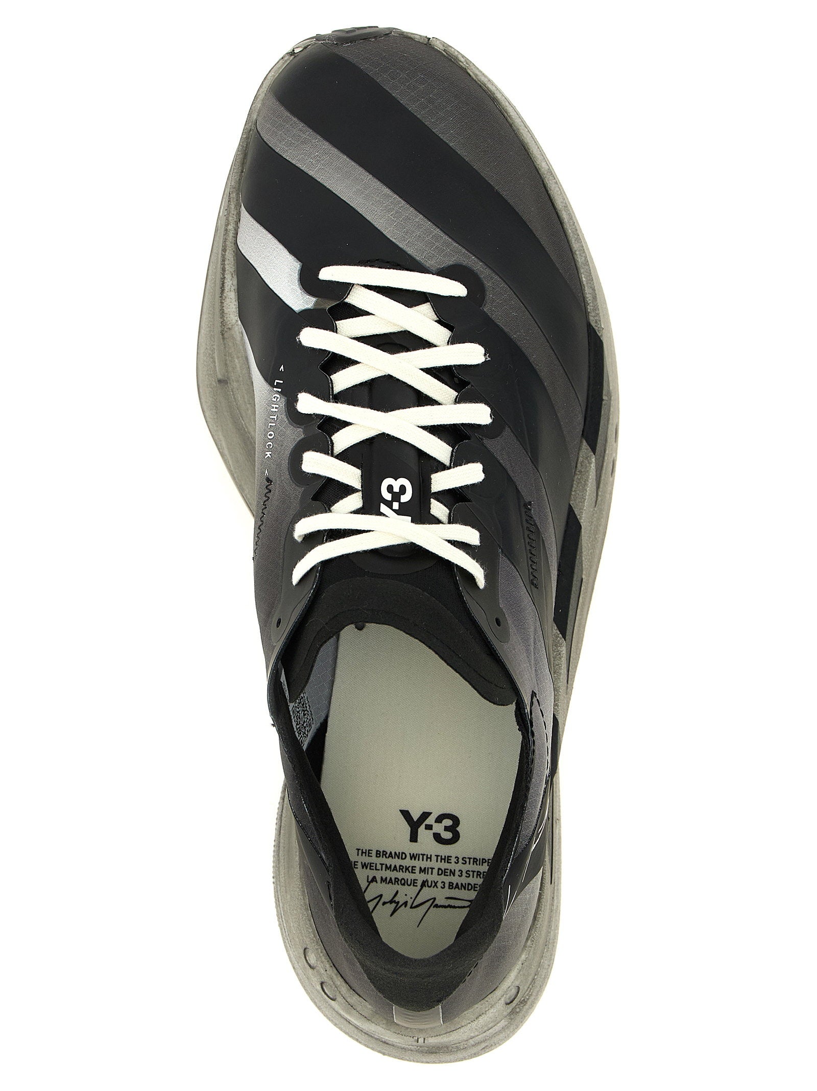 Y-3 Adios Pro 4 Sneaker — Black, view 4