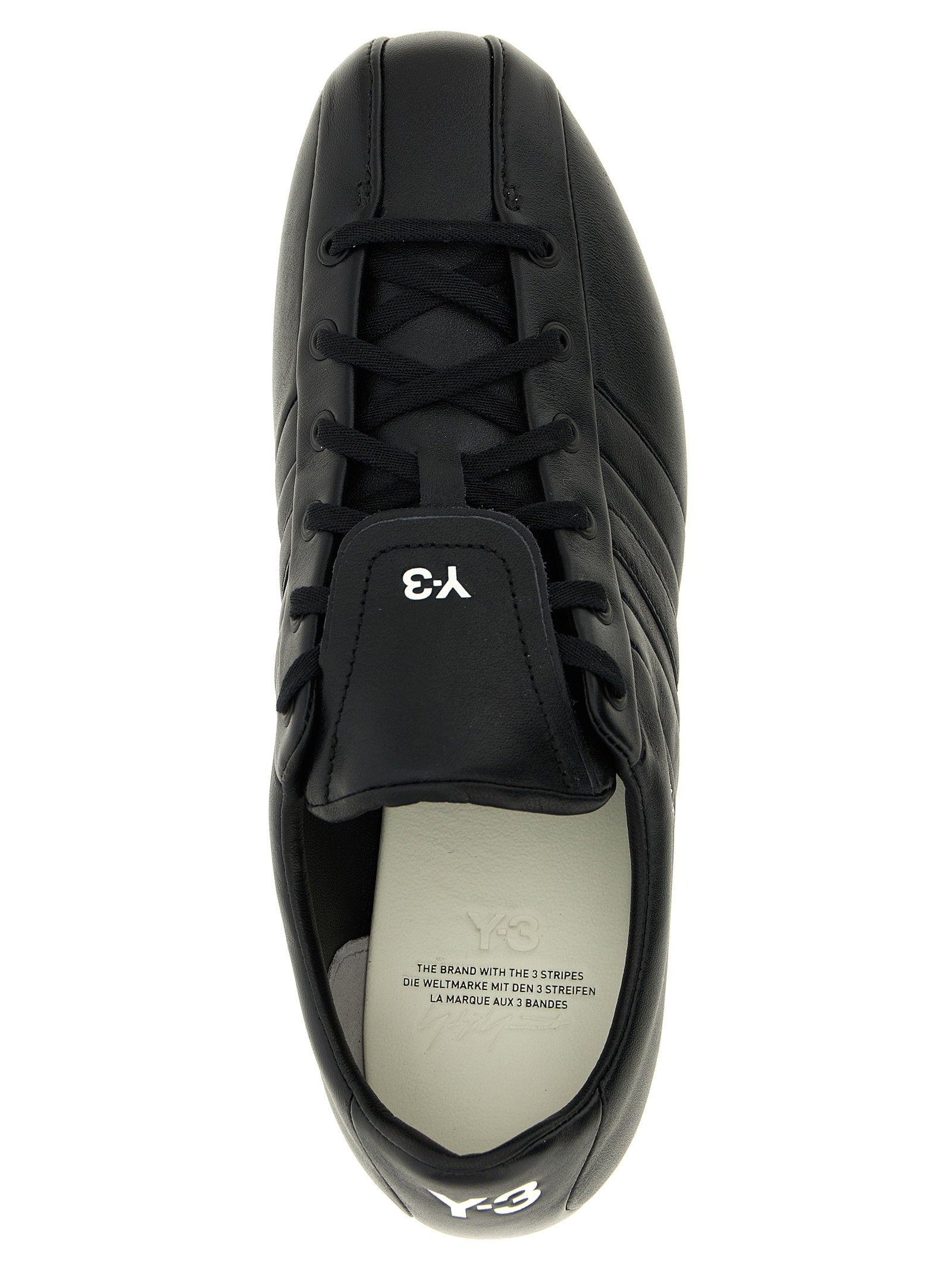 Y-3 Field Sneaker — Black, view 4