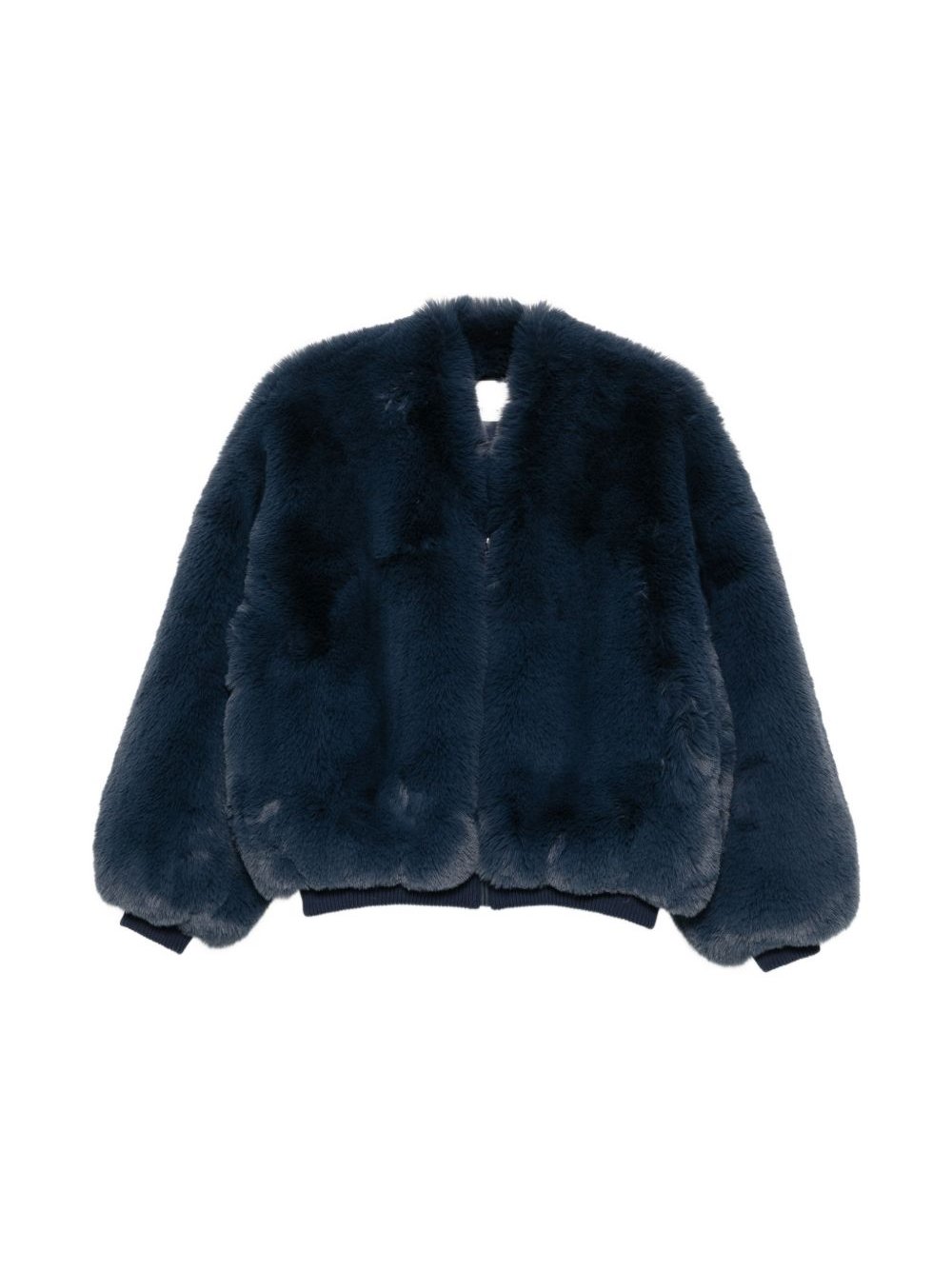 032C Faux-Fur Jacket — Navy by 032C