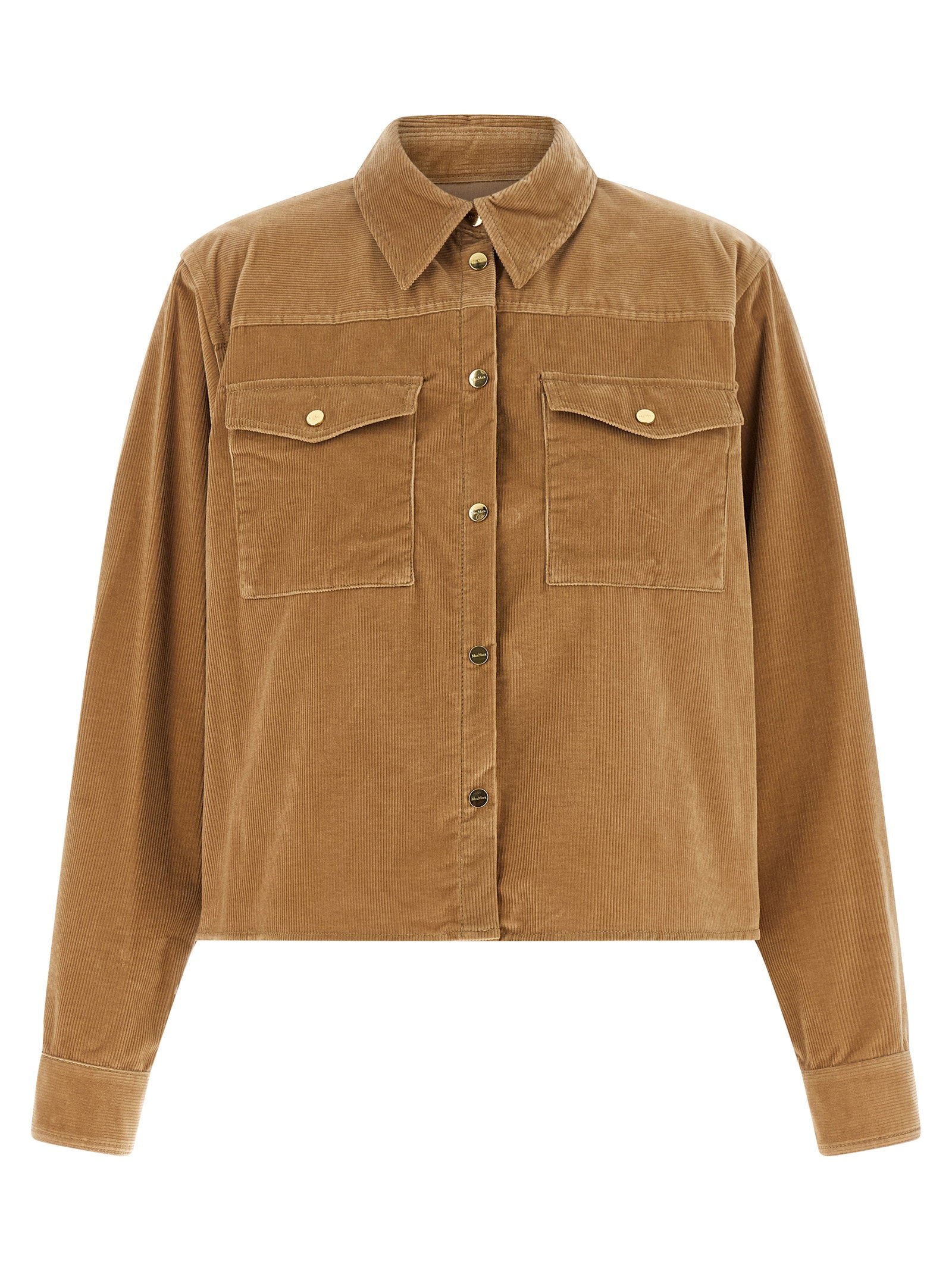 Max Mara Studio Overshirt — Camel by Max Mara Studio