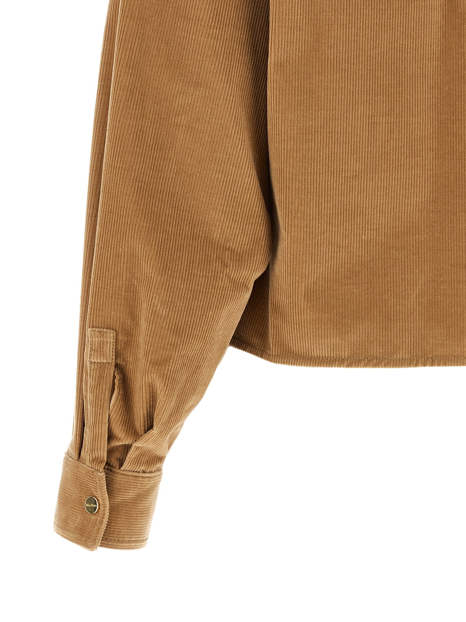 Max Mara Studio Overshirt — Camel, view 4