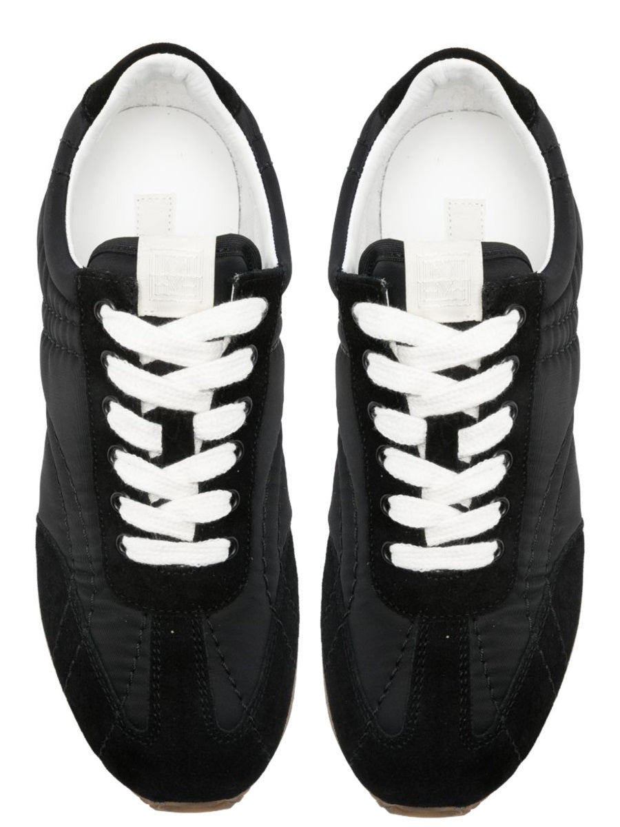Toteme Sport Sneaker — Black, view 4