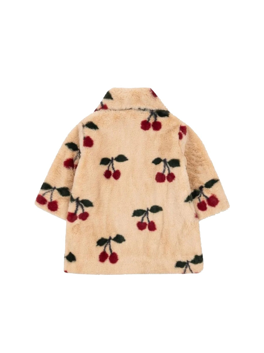 Konges SløJd Faux-Fur Plush Raincoat — Pink by Konges SløJd